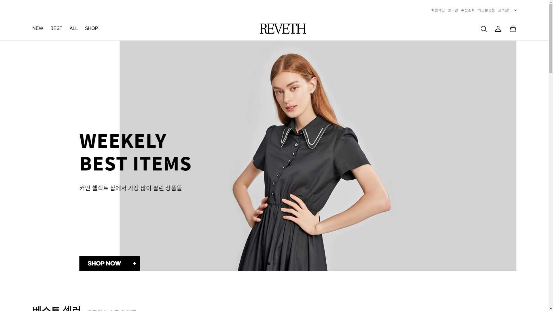website screenshot of https://reveth.shop/