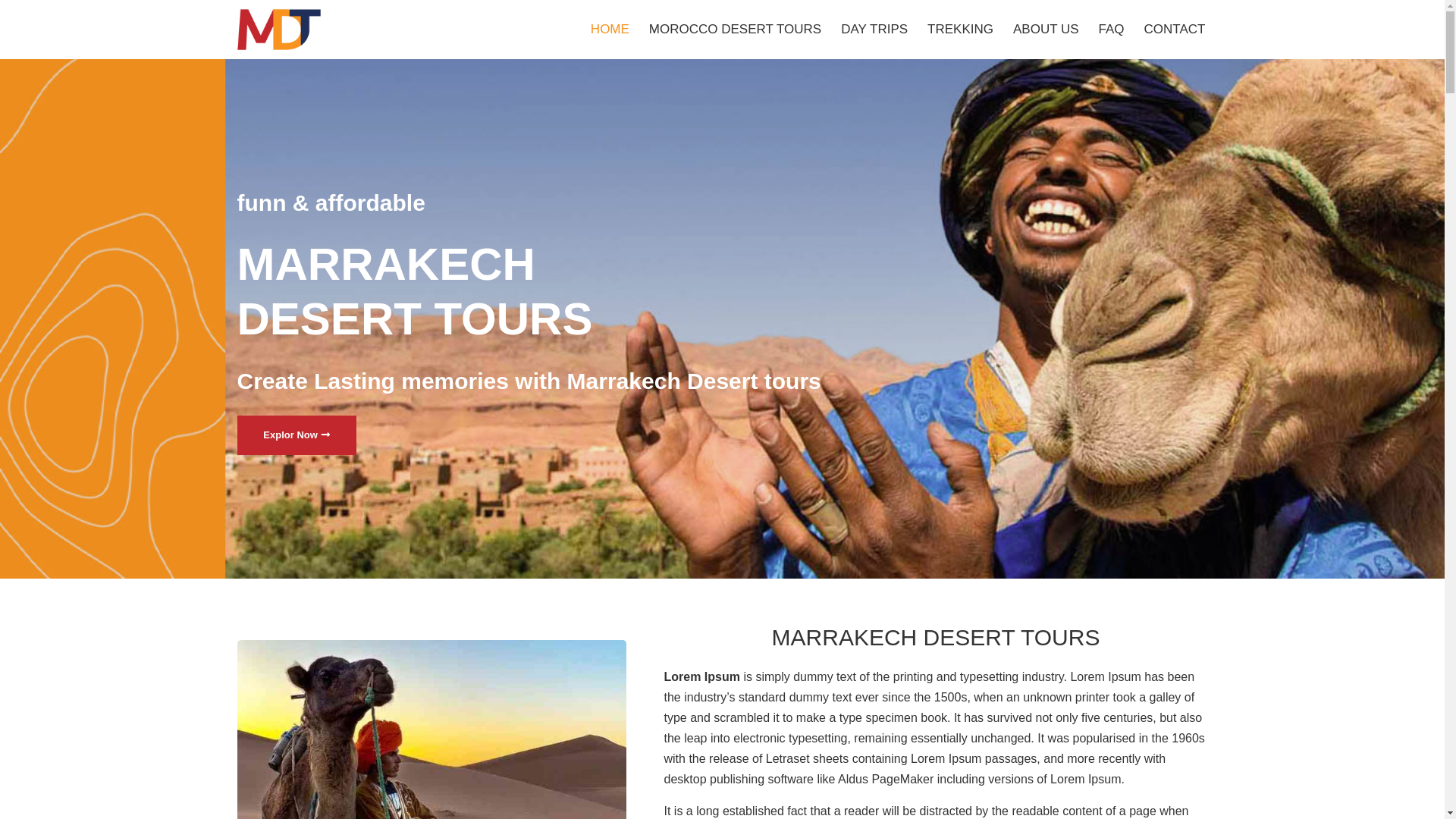 website screenshot of https://insidemoroccotrips.com/
