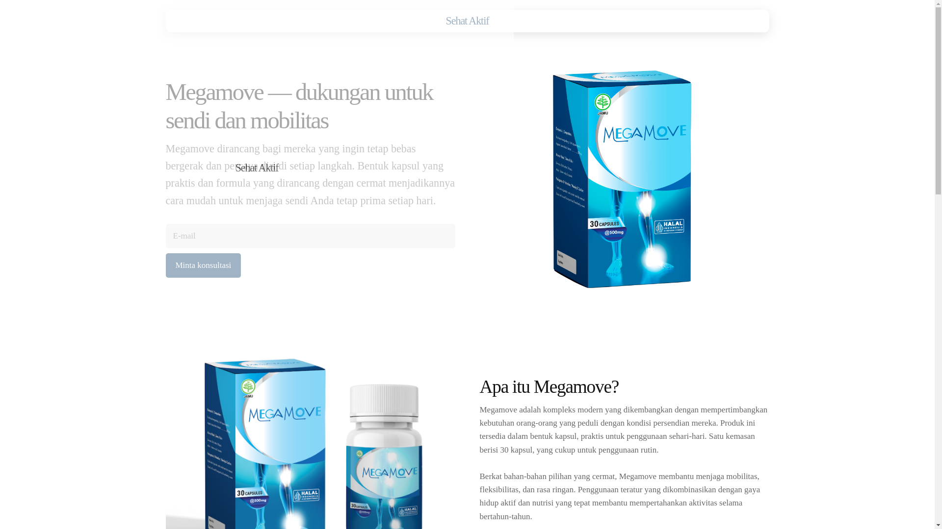 website screenshot of https://sehataktifplus.info/