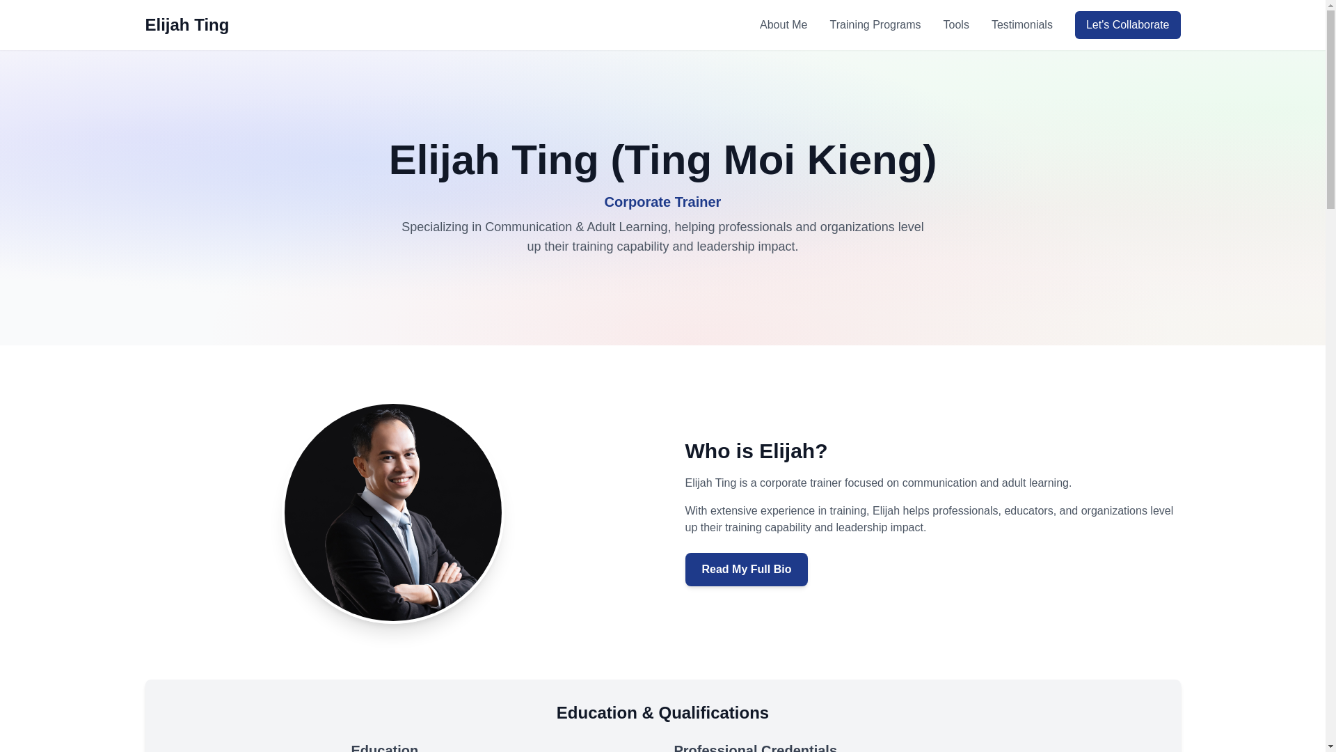 website screenshot of https://elijah-ac.pages.dev/
