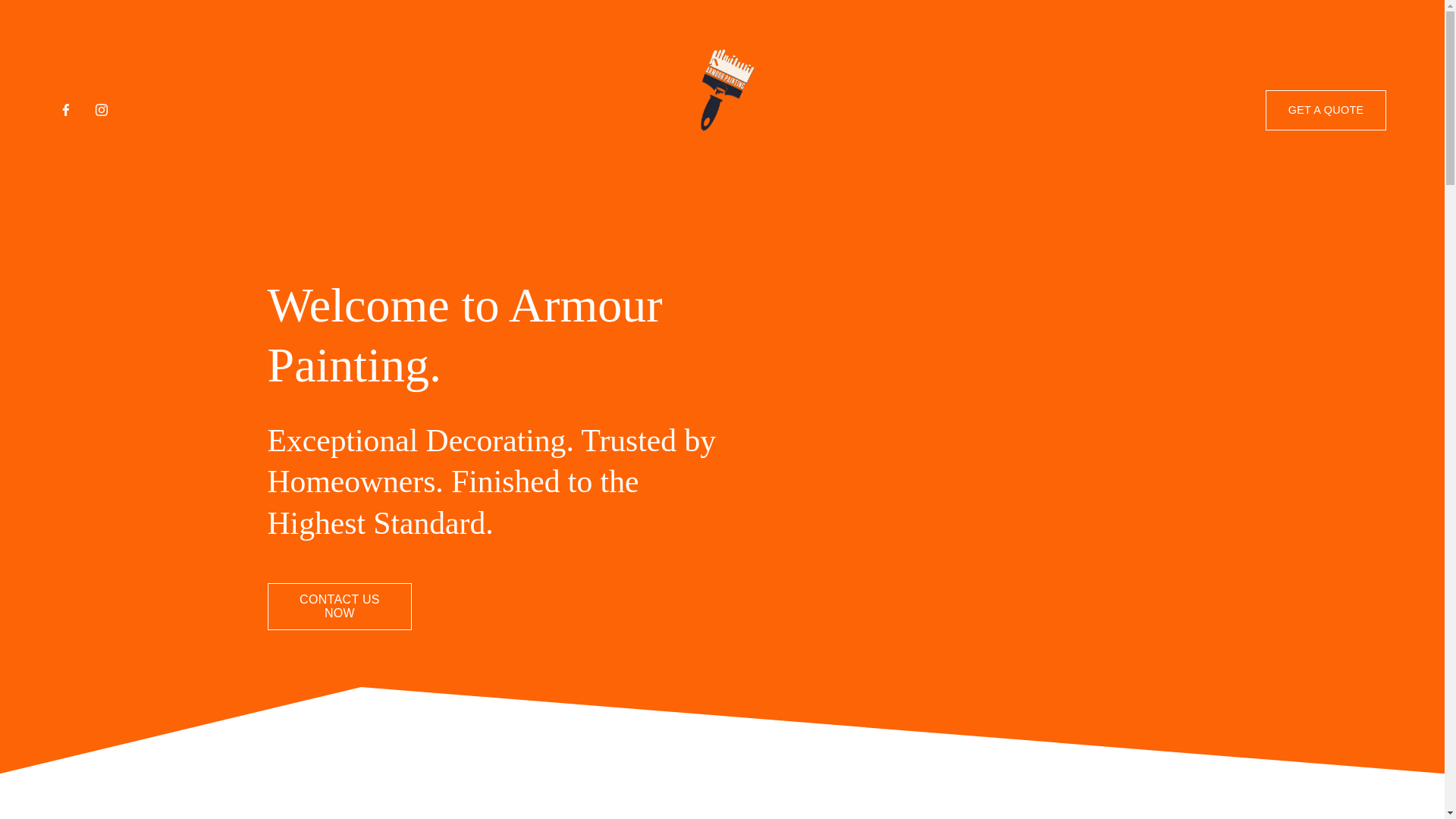 website screenshot of https://armourpainting.co.uk/
