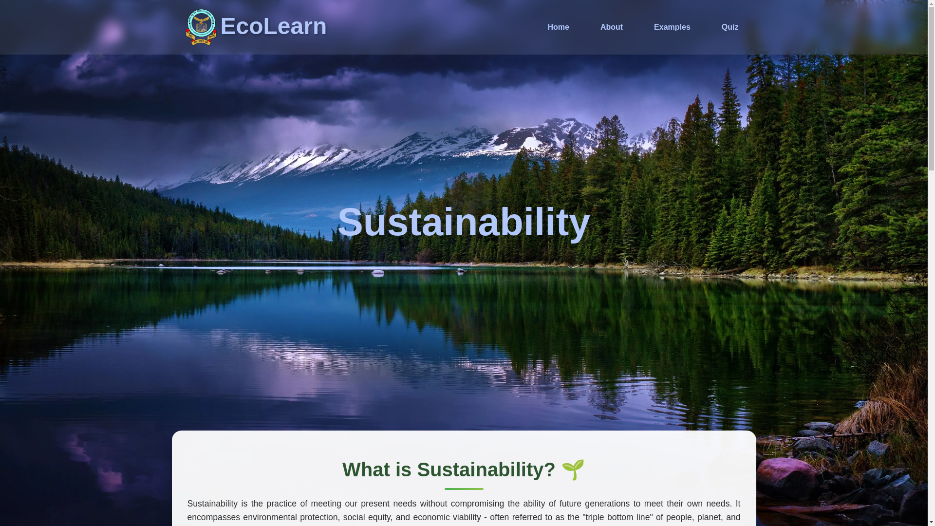 website screenshot of https://sustainability-4ov.pages.dev/