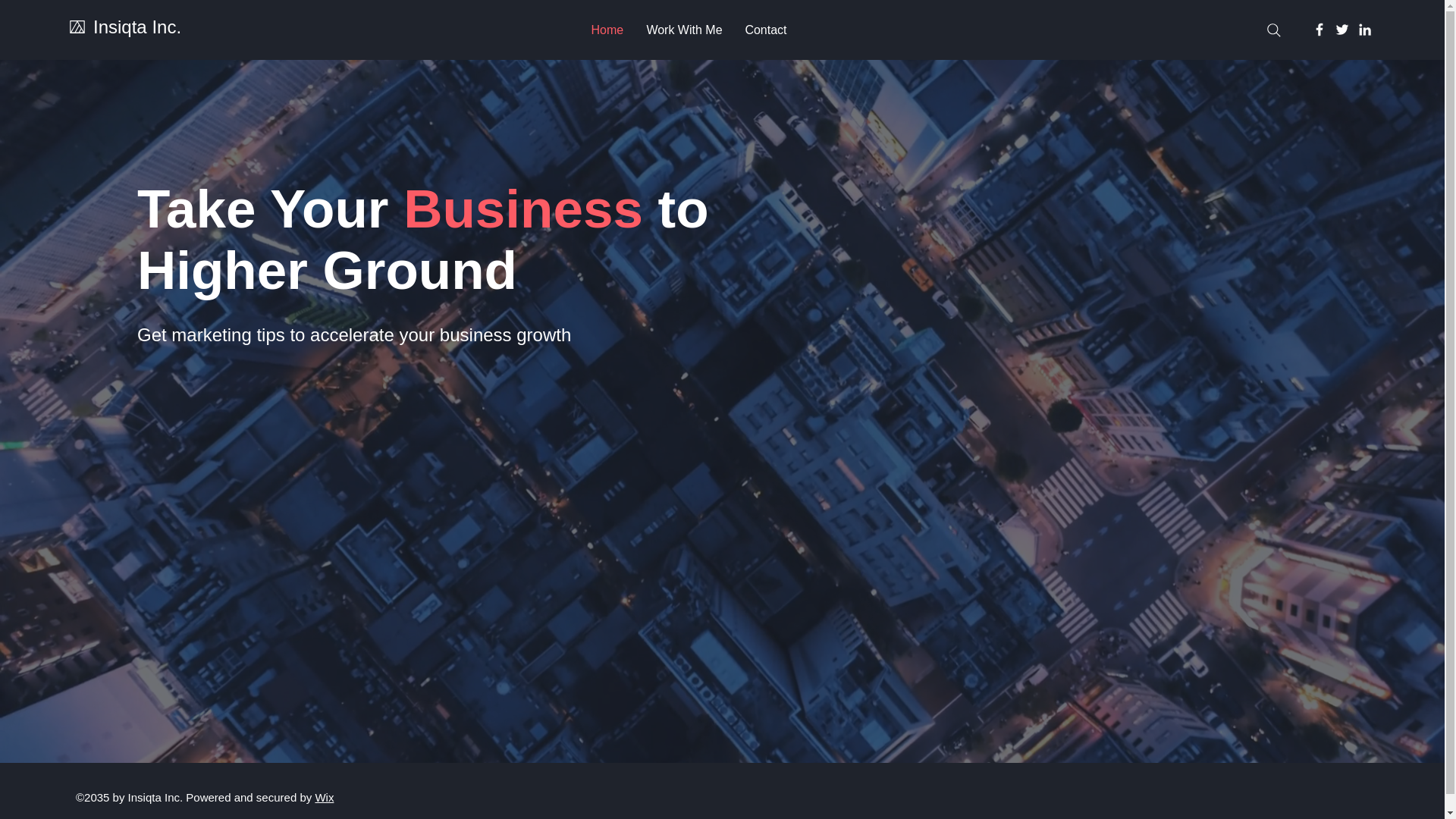 website screenshot of https://insiqtainc.com/