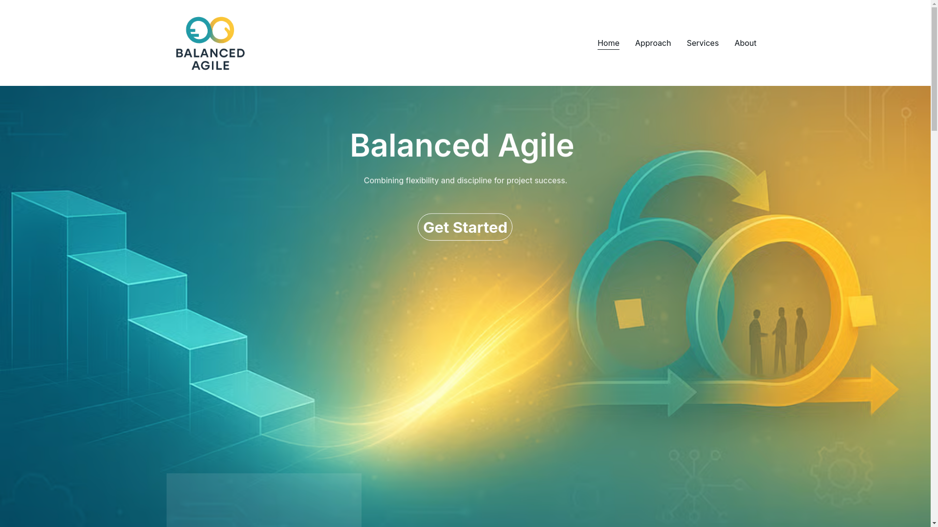 website screenshot of https://balancedagile.org/