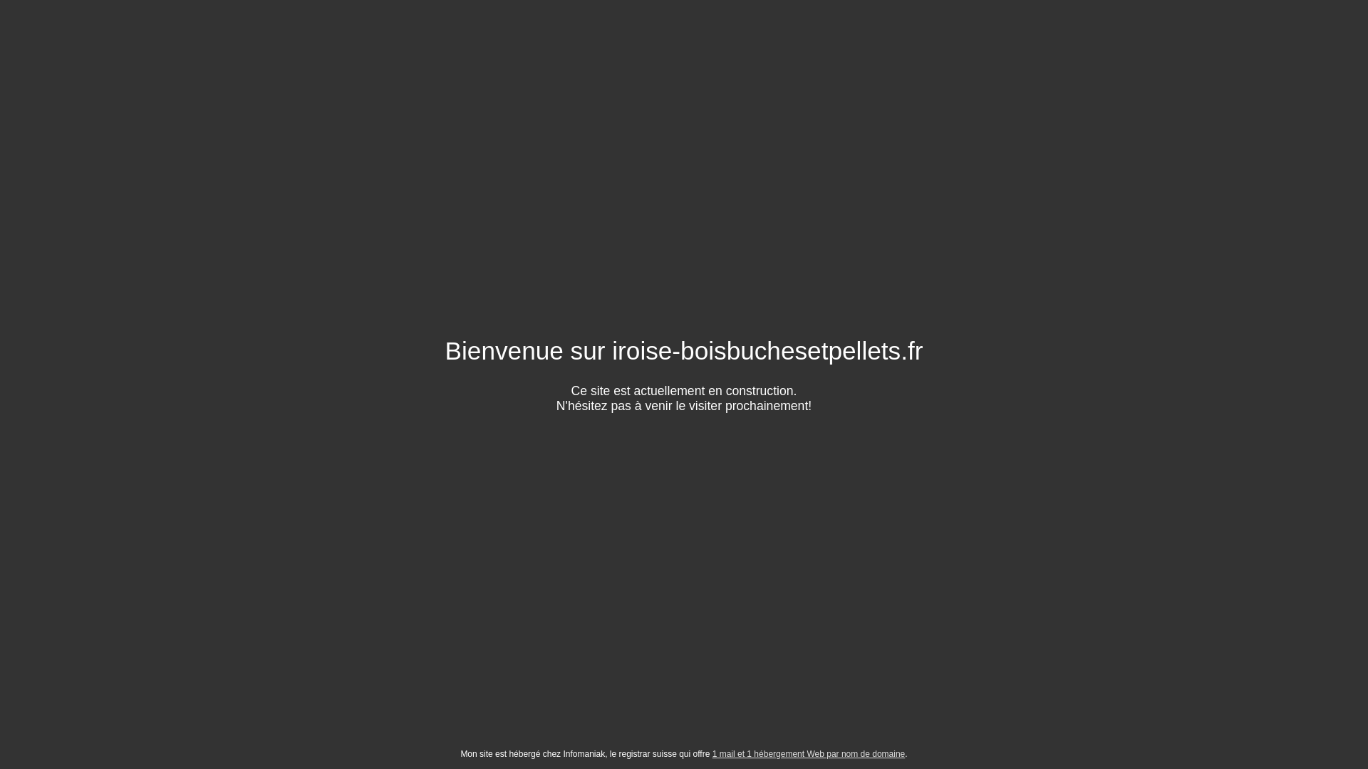 website screenshot of https://iroise-boisbuchesetpellets.fr/