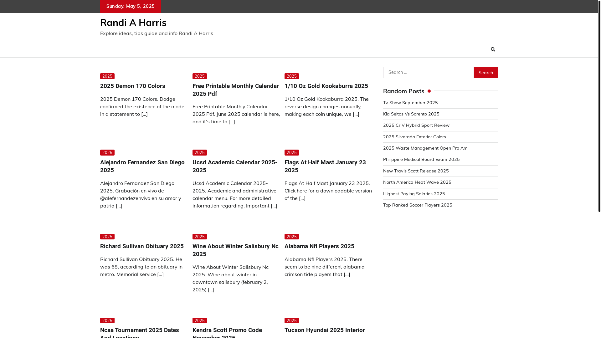 website screenshot of https://randiaharrist.pages.dev/
