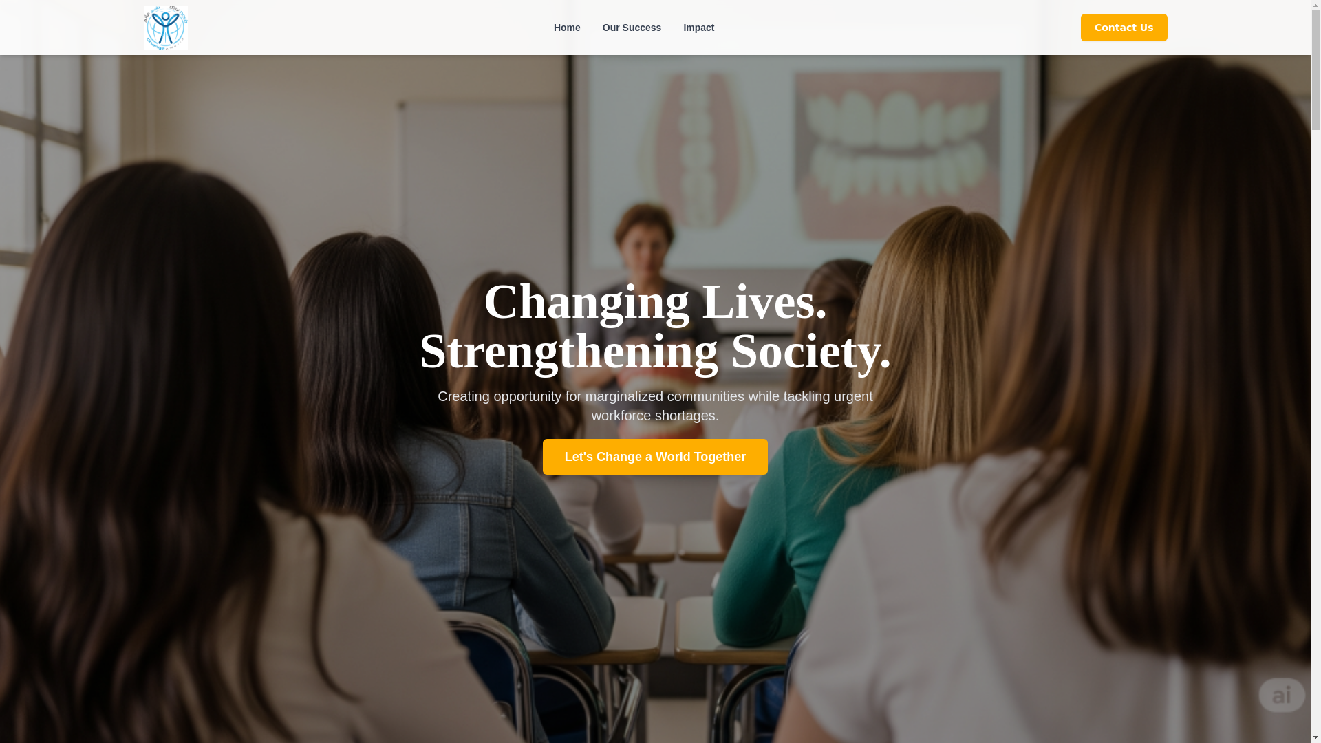 website screenshot of https://changeaworld.org.il/