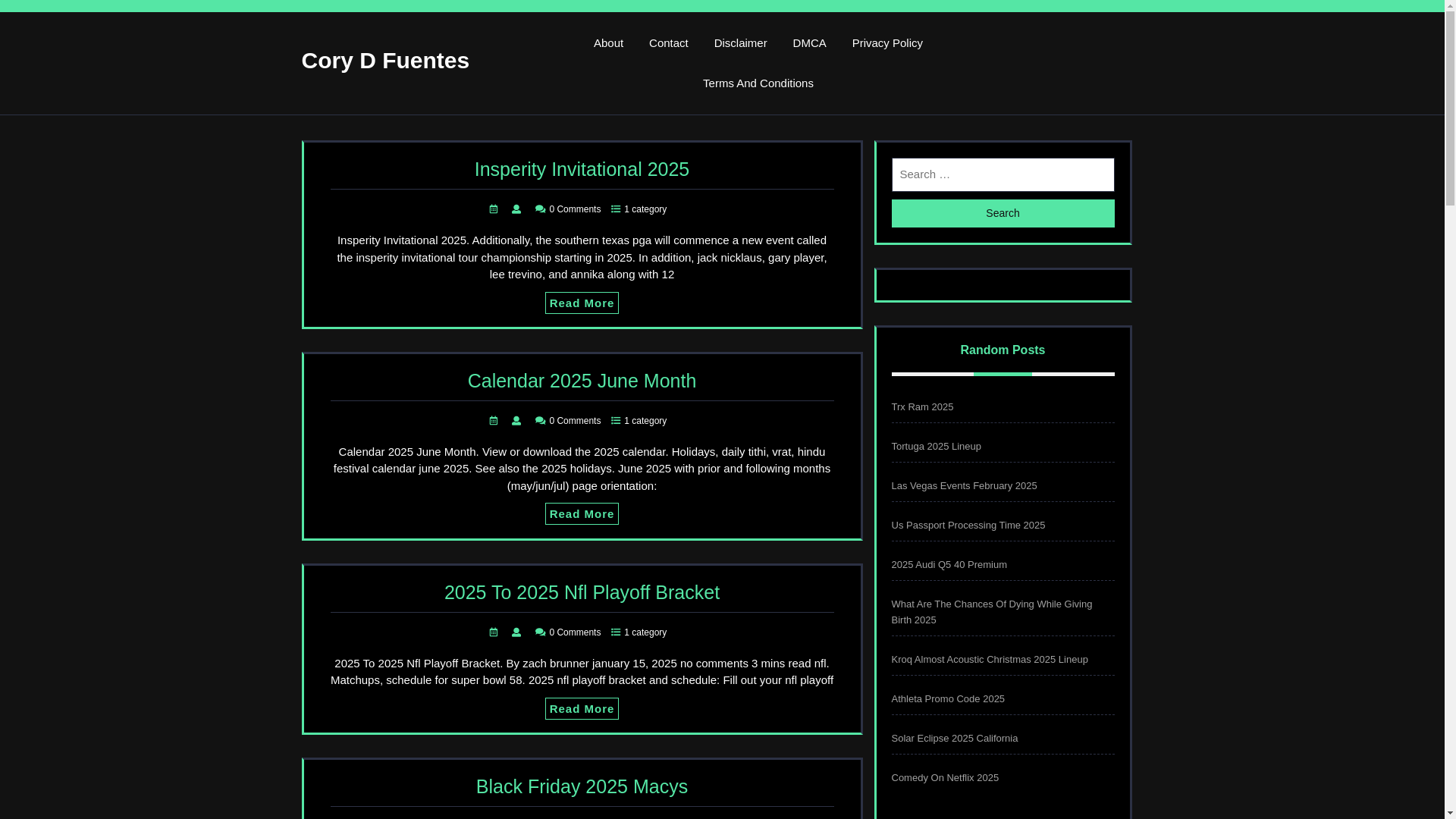 website screenshot of https://corydfuentesr.pages.dev/
