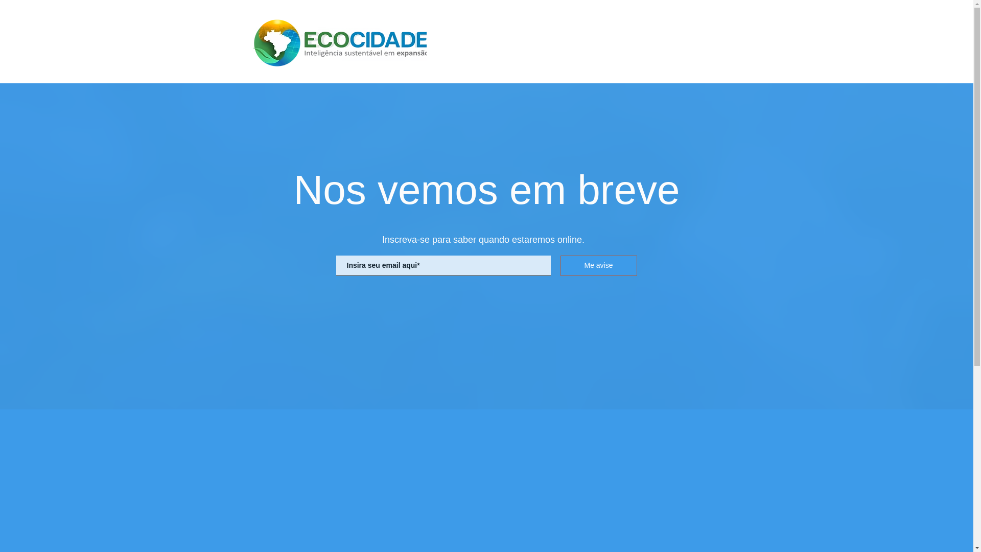 website screenshot of https://ecocidadesustentavel.com.br/