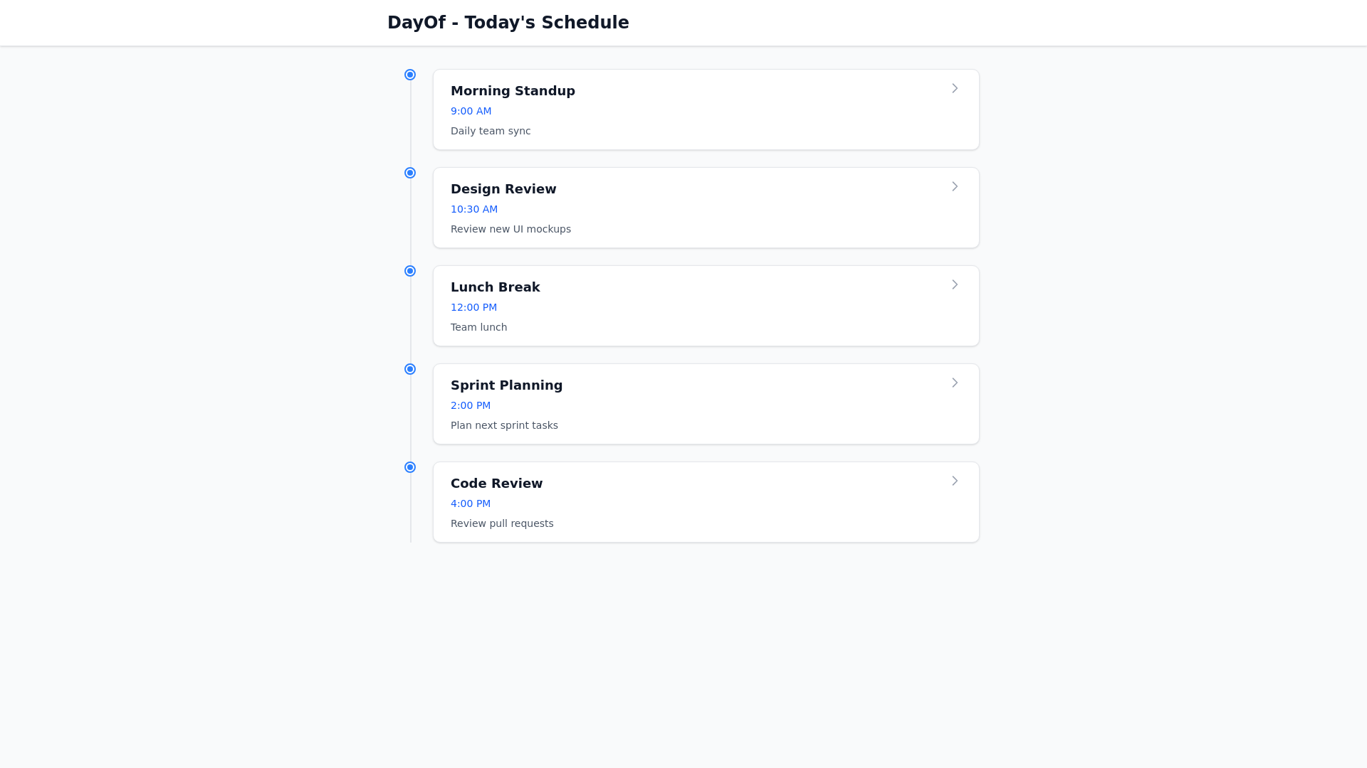 website screenshot of https://plandayof.com/