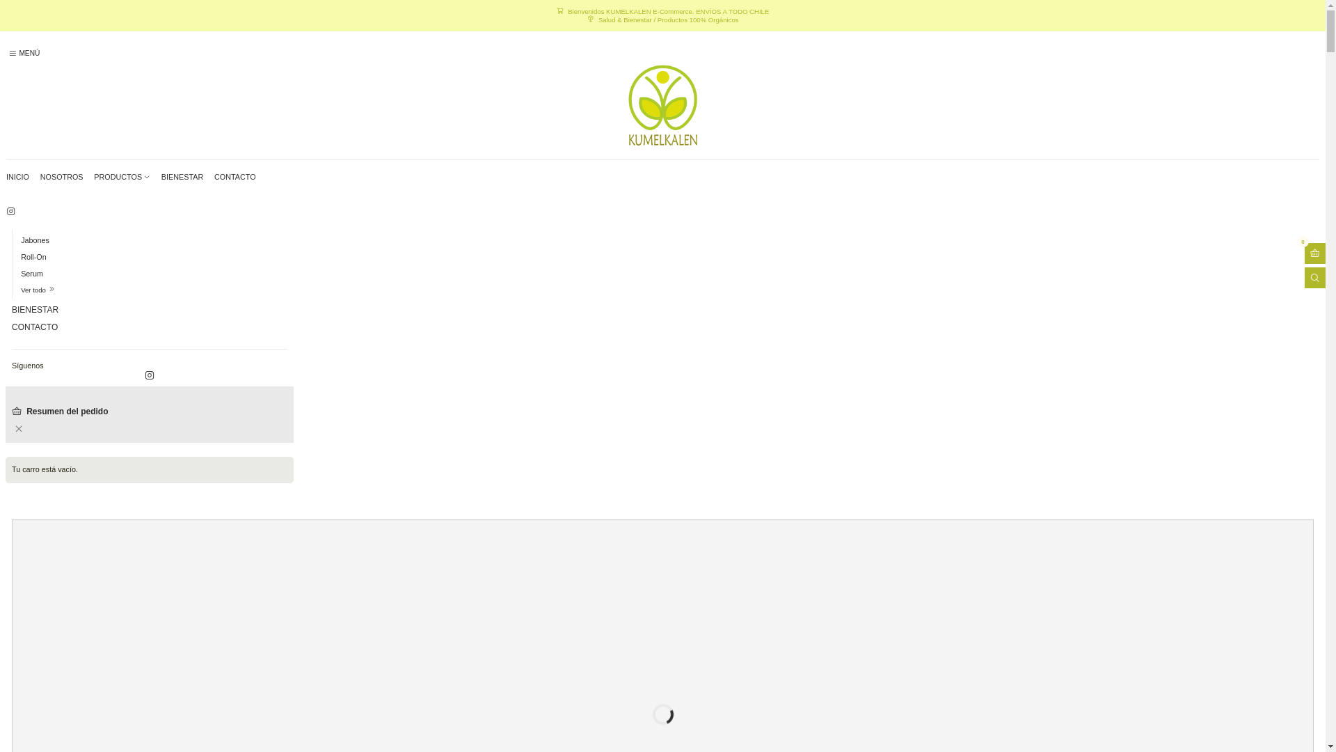 website screenshot of https://kumelkalen.cl/