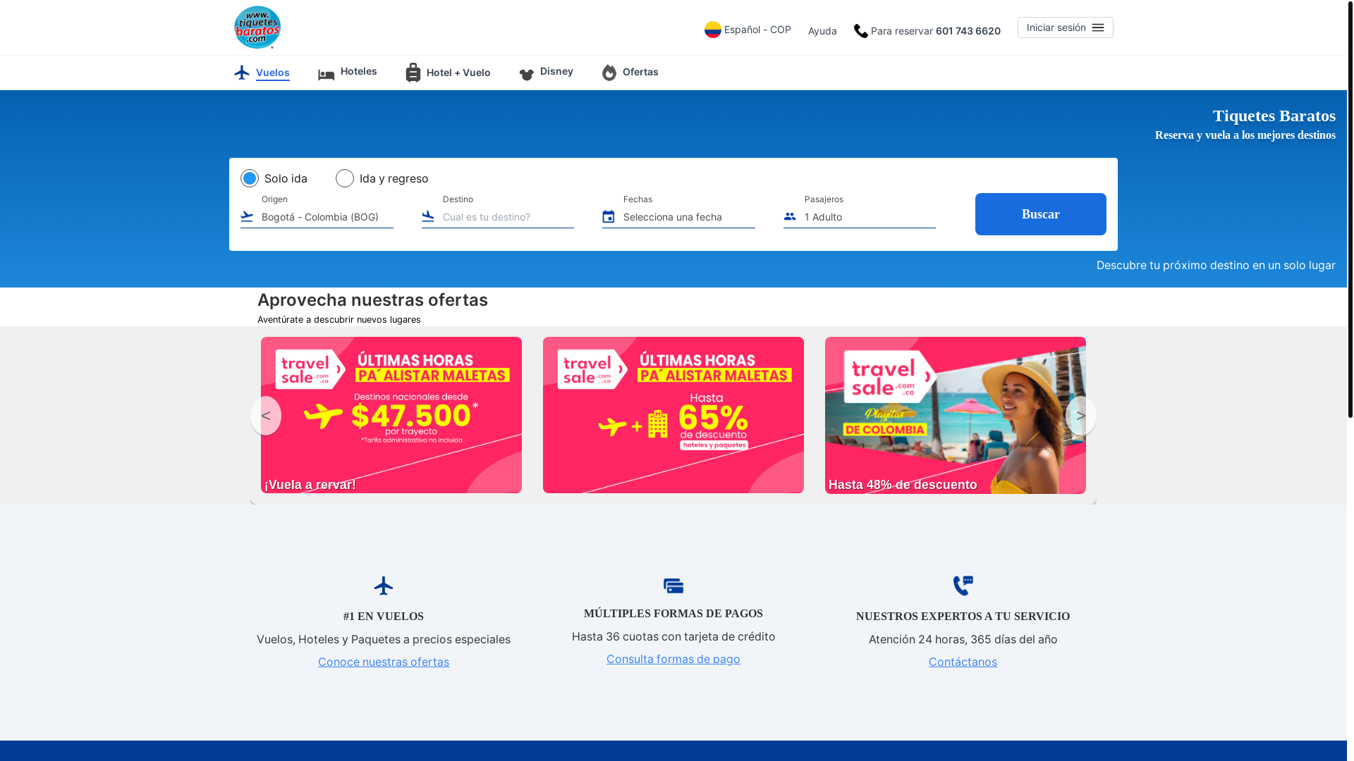 website screenshot of https://lostiquetesbarato.shop/