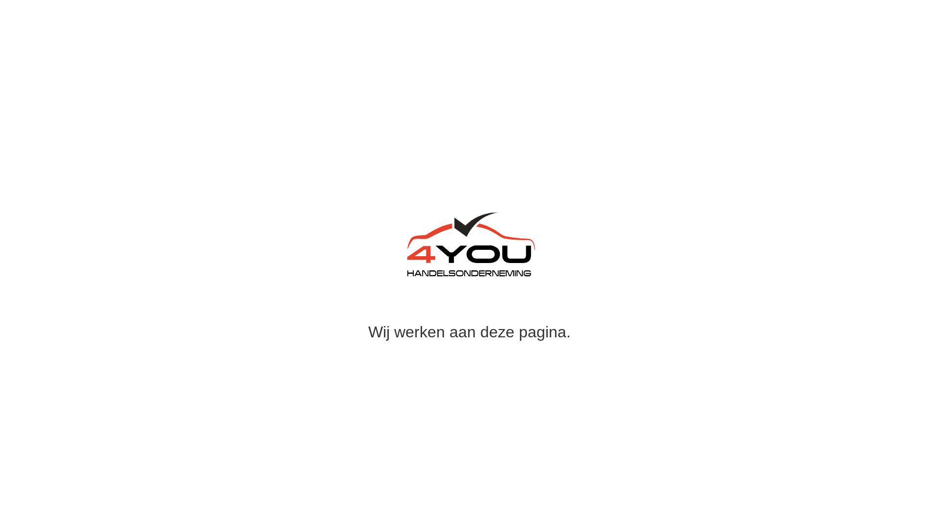 website screenshot of https://4youhandelsonderneming.nl/