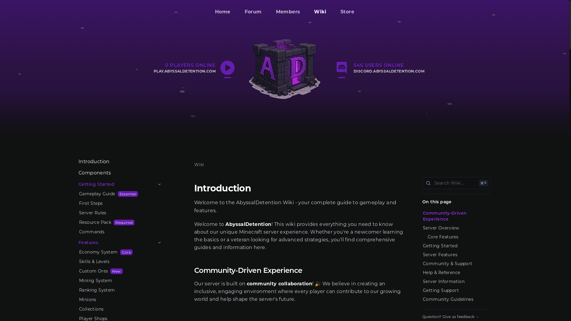 website screenshot of https://abyssaldetentionweb.pages.dev/