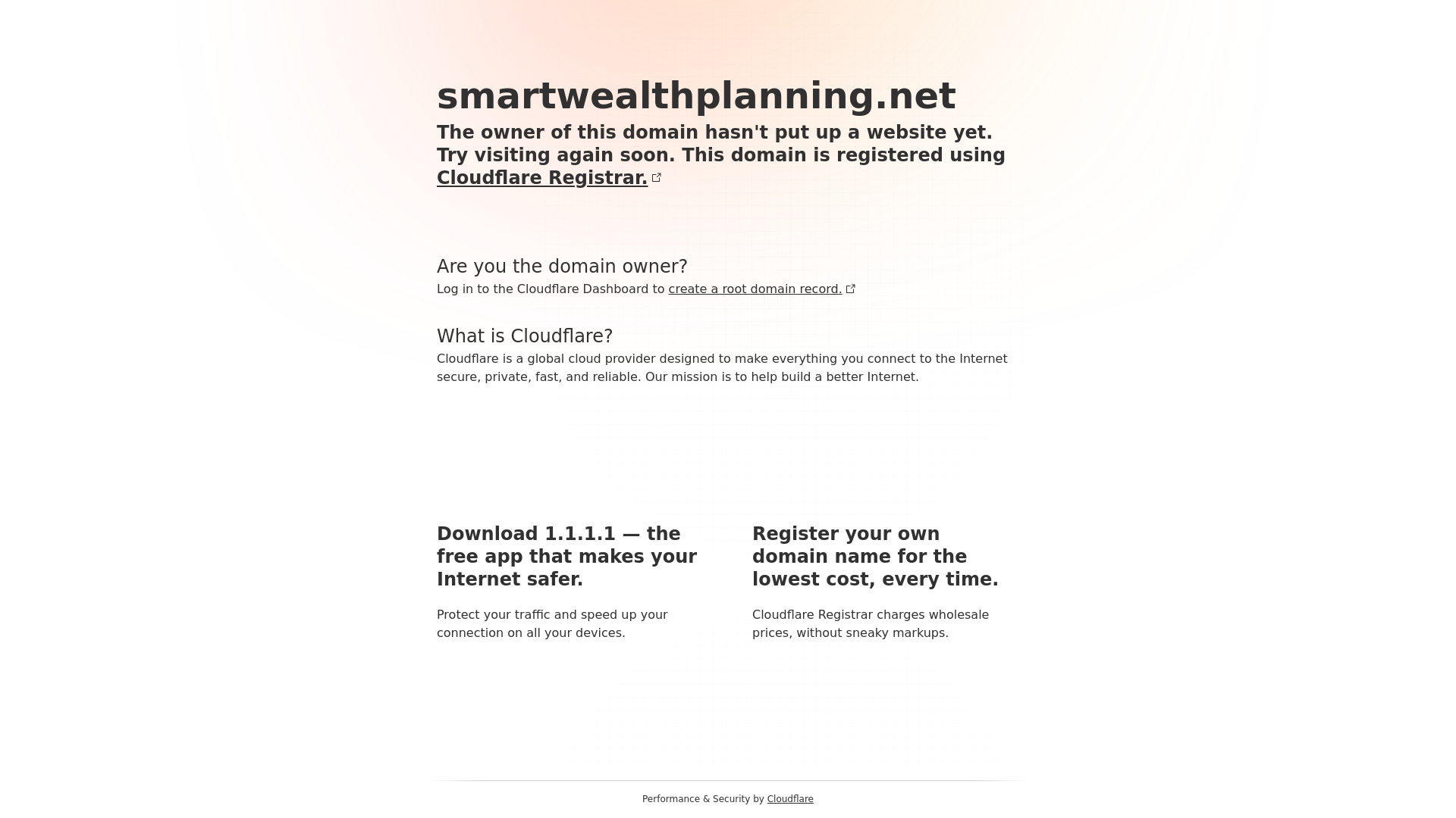 website screenshot of https://smartwealthplanning.net/