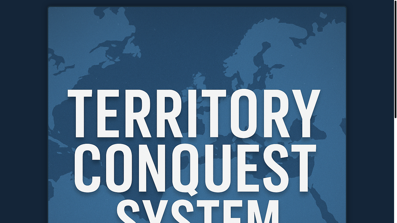 website screenshot of https://levelinglucy.github.io/TerritoryConquestSystem/