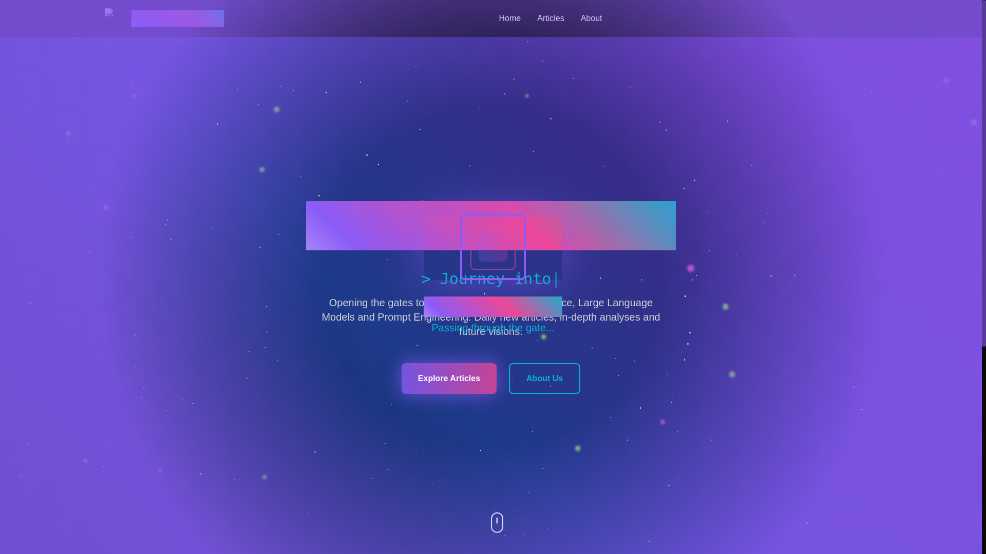 website screenshot of https://thepromptgate.com/