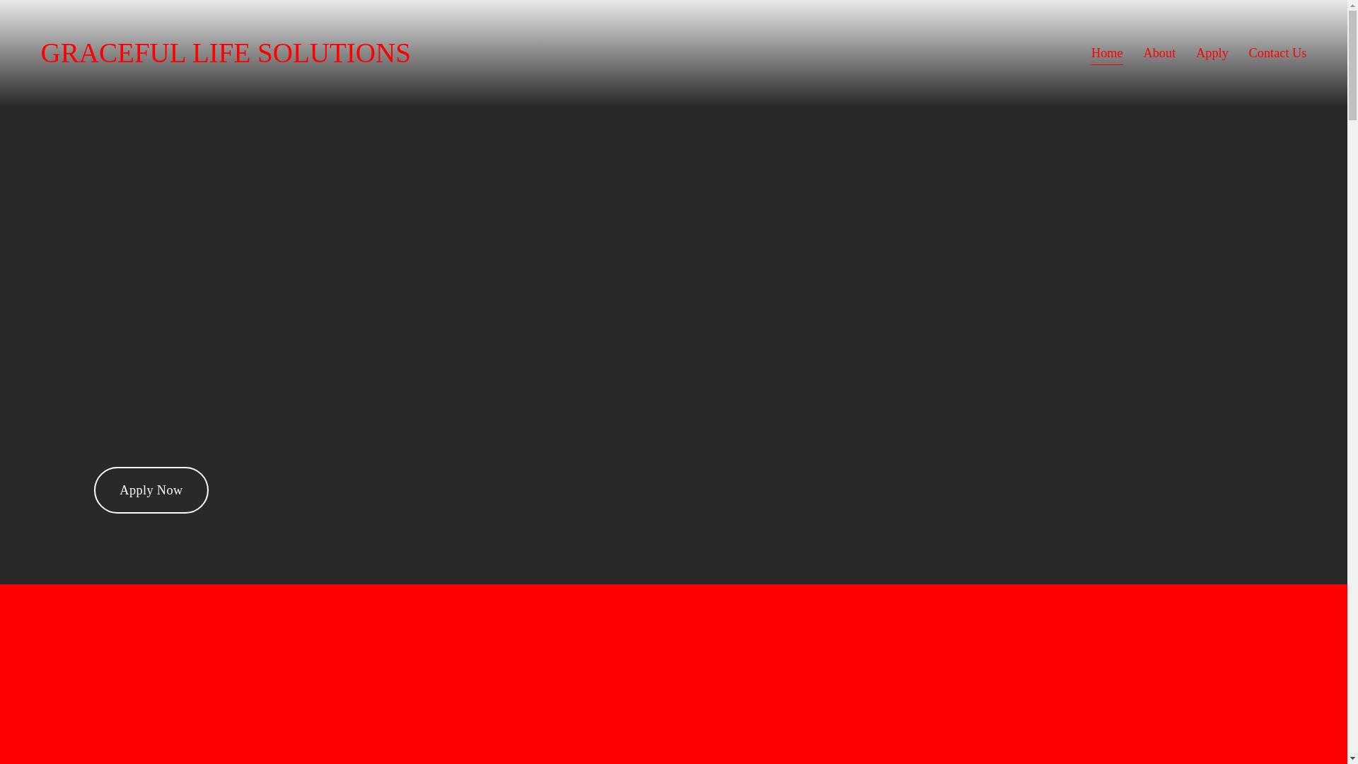 website screenshot of https://gracefullifesolutions.org/