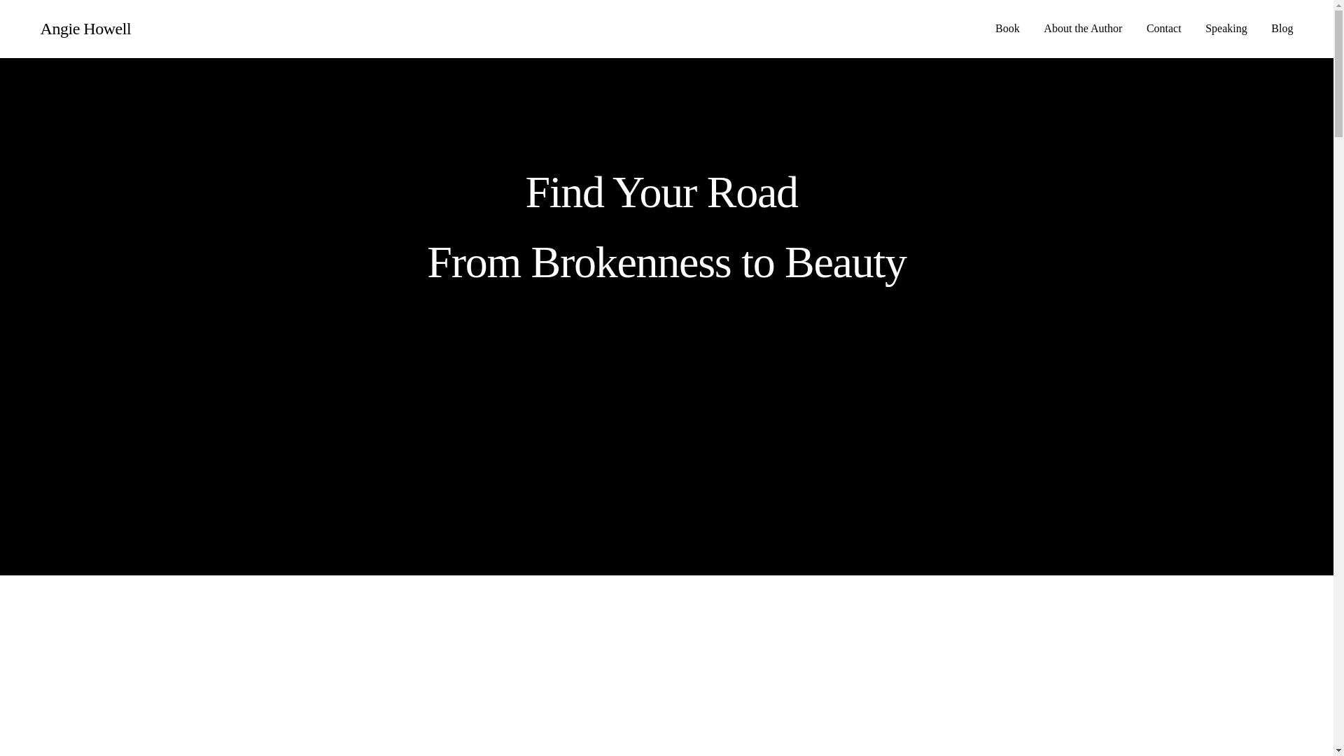 website screenshot of https://angiehowell.org/
