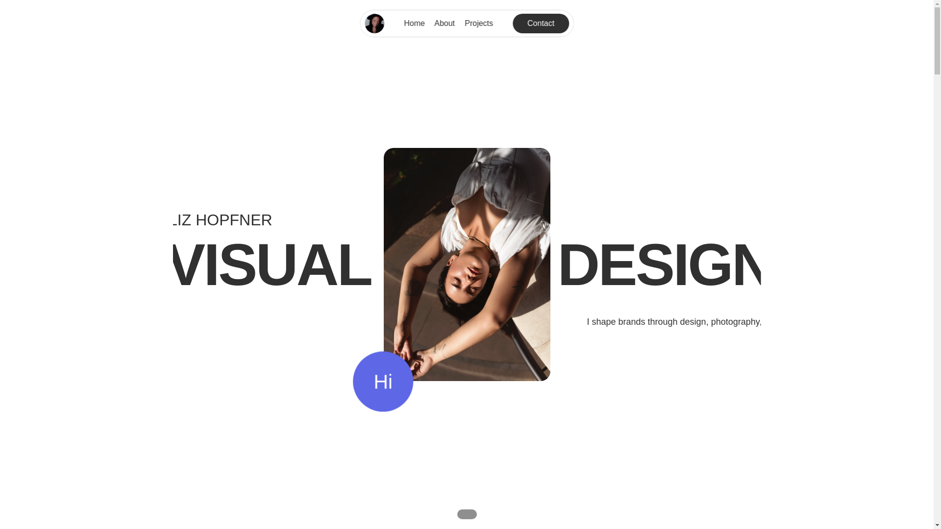website screenshot of https://hopfner.studio/