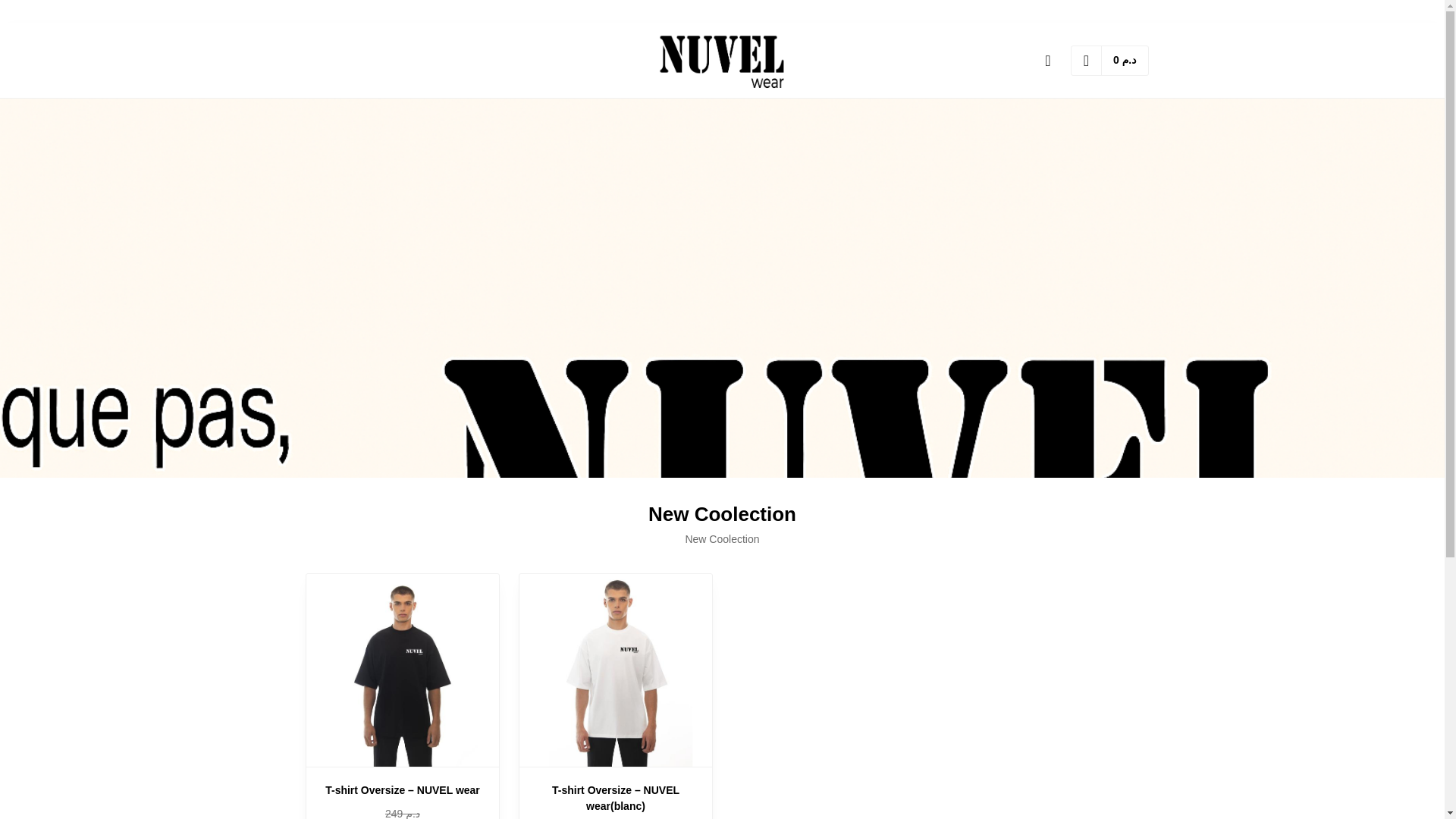 website screenshot of https://nuvelwear.com/
