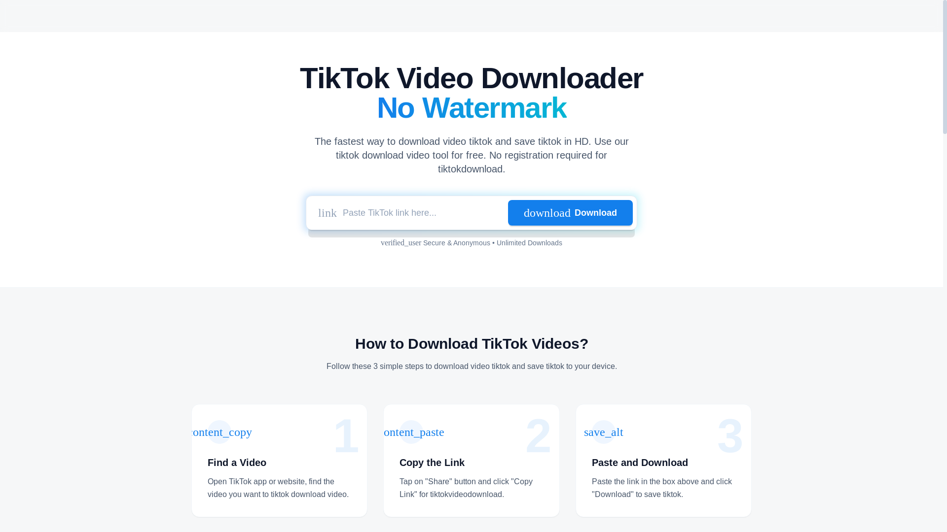 website screenshot of https://snaptik-1ia.pages.dev/