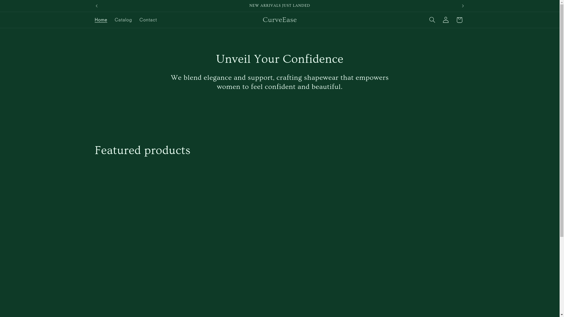 website screenshot of https://curveease.rest/