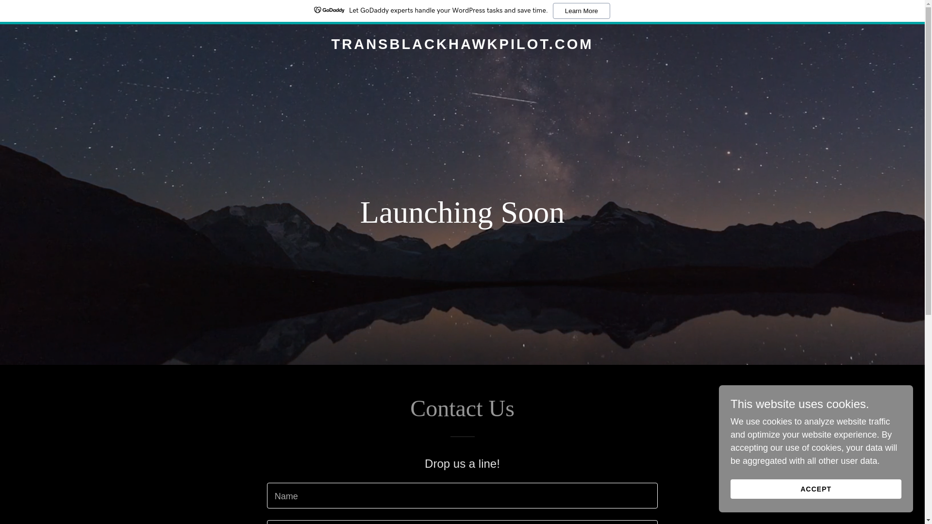 website screenshot of https://transblackhawkpilot.com/