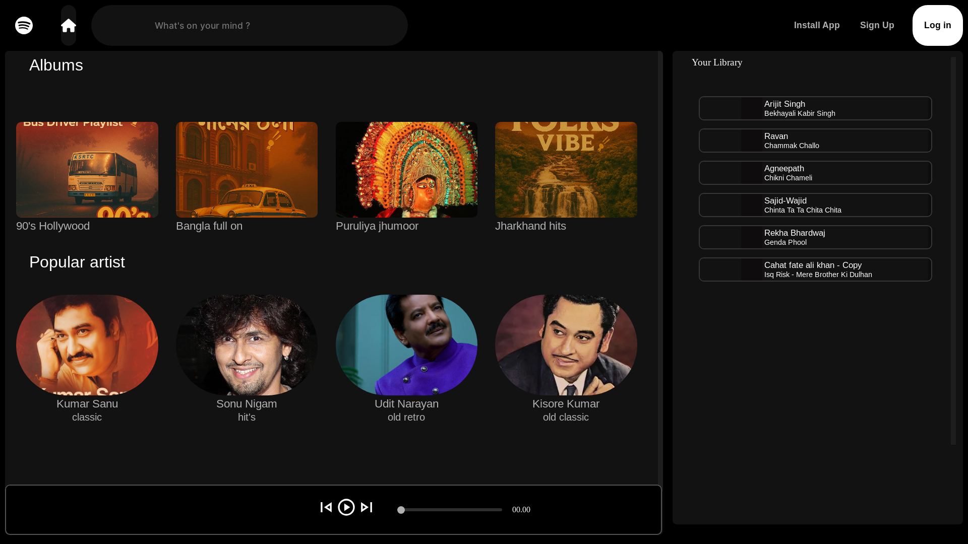 website screenshot of https://driver-music-playlist.pages.dev/