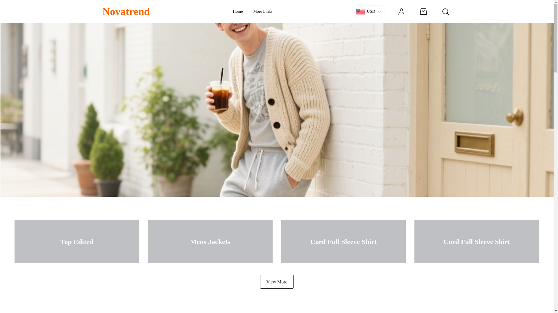 website screenshot of https://www.novatrend.club/