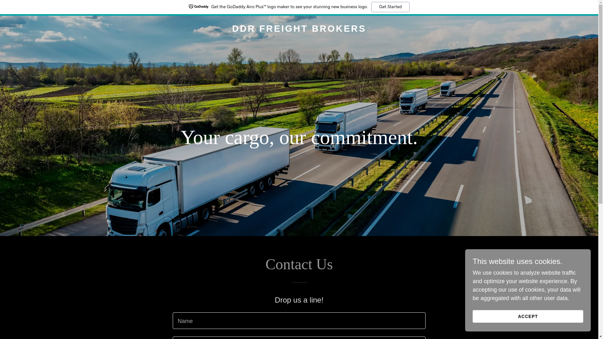 website screenshot of https://ddrbrokers.com/