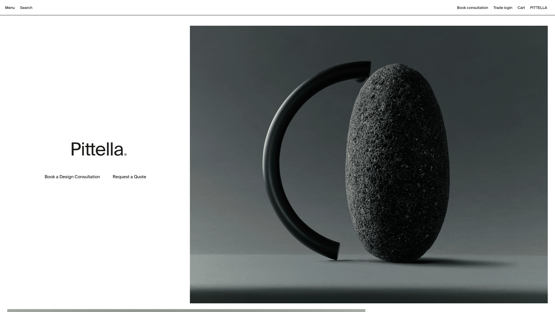 website screenshot of https://pittella.org/