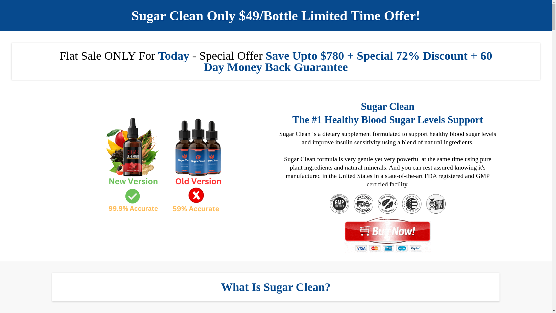 website screenshot of https://sugarclean.systeme.io/