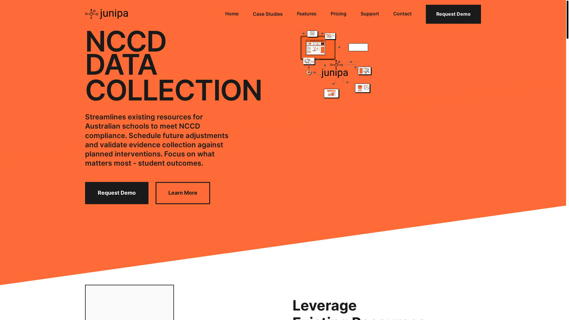 website screenshot of https://junipa-com-au.pages.dev/