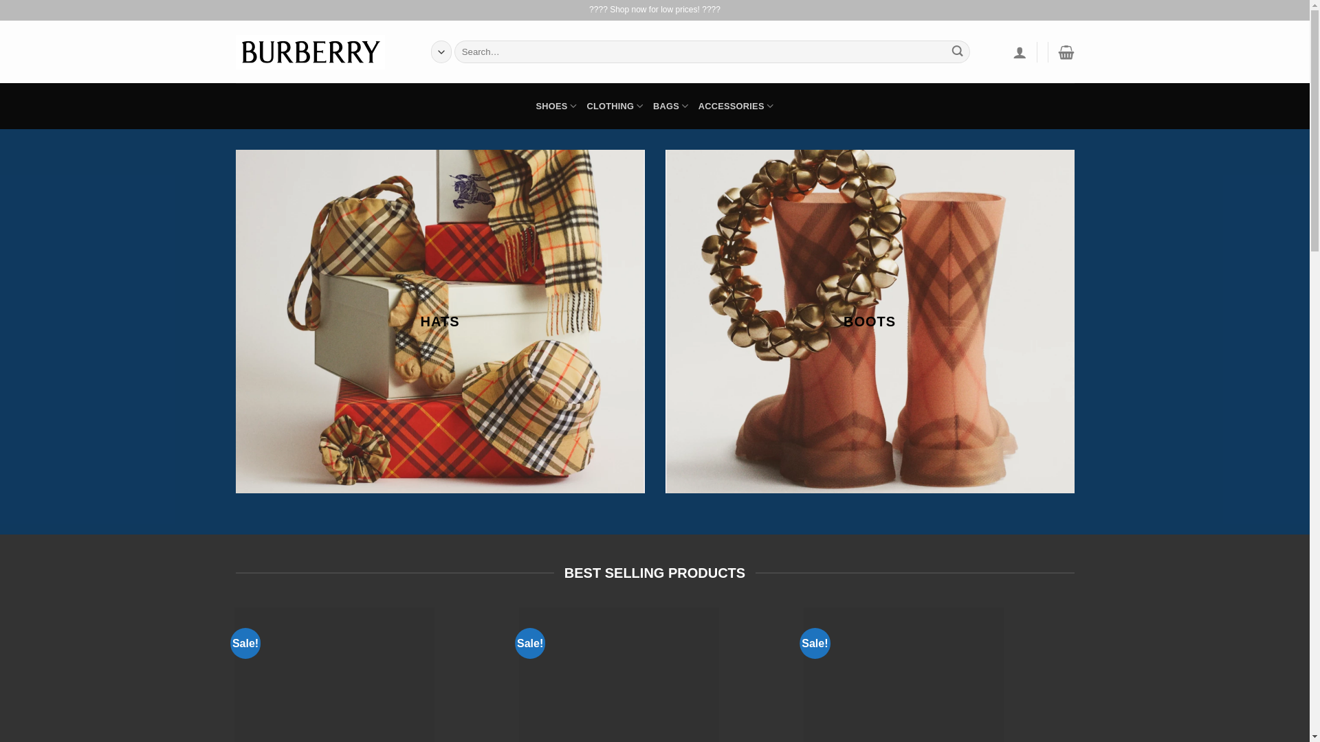website screenshot of http://saleburberrykids.com/