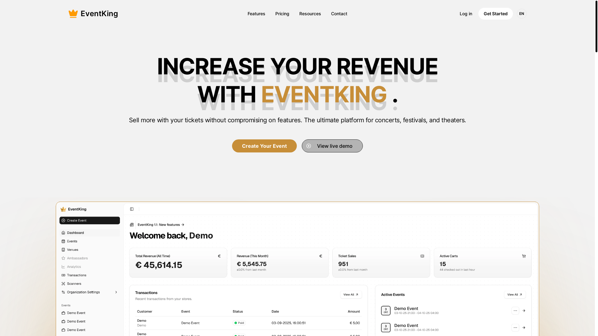 website screenshot of https://eventking-fe-landingpage.pages.dev/