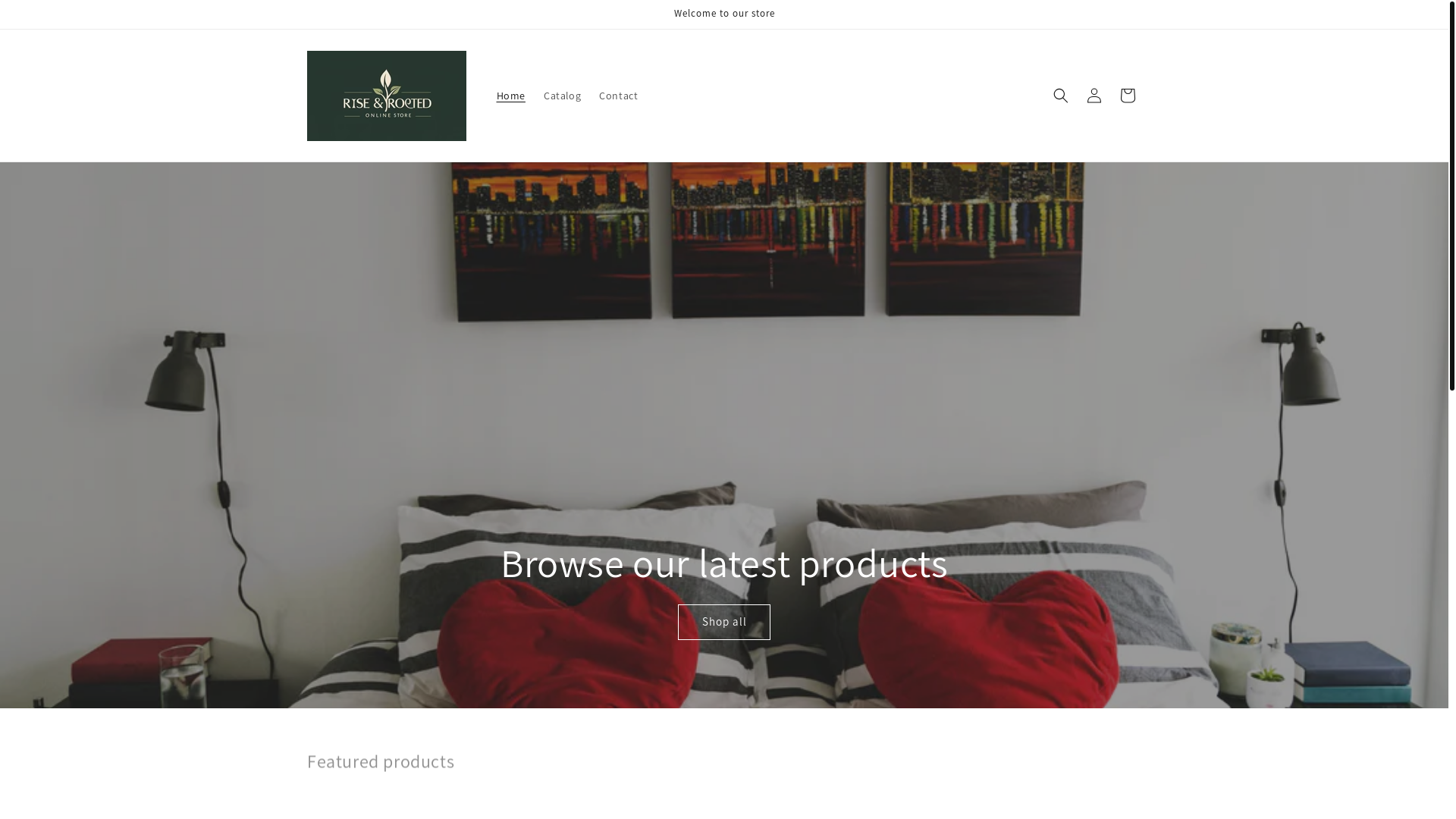 website screenshot of https://riserooted.net/