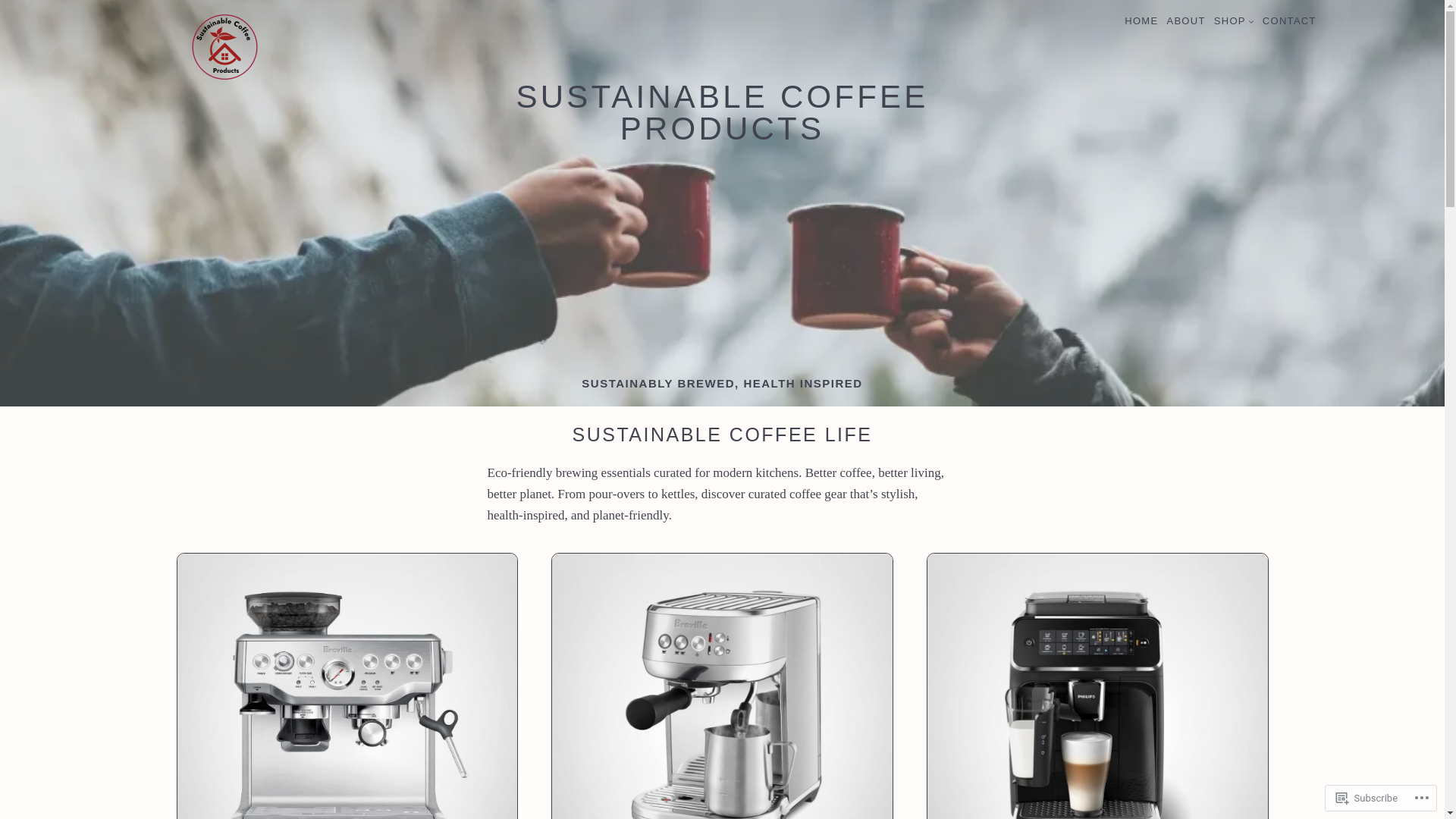 website screenshot of https://earthandhomeco.ca/