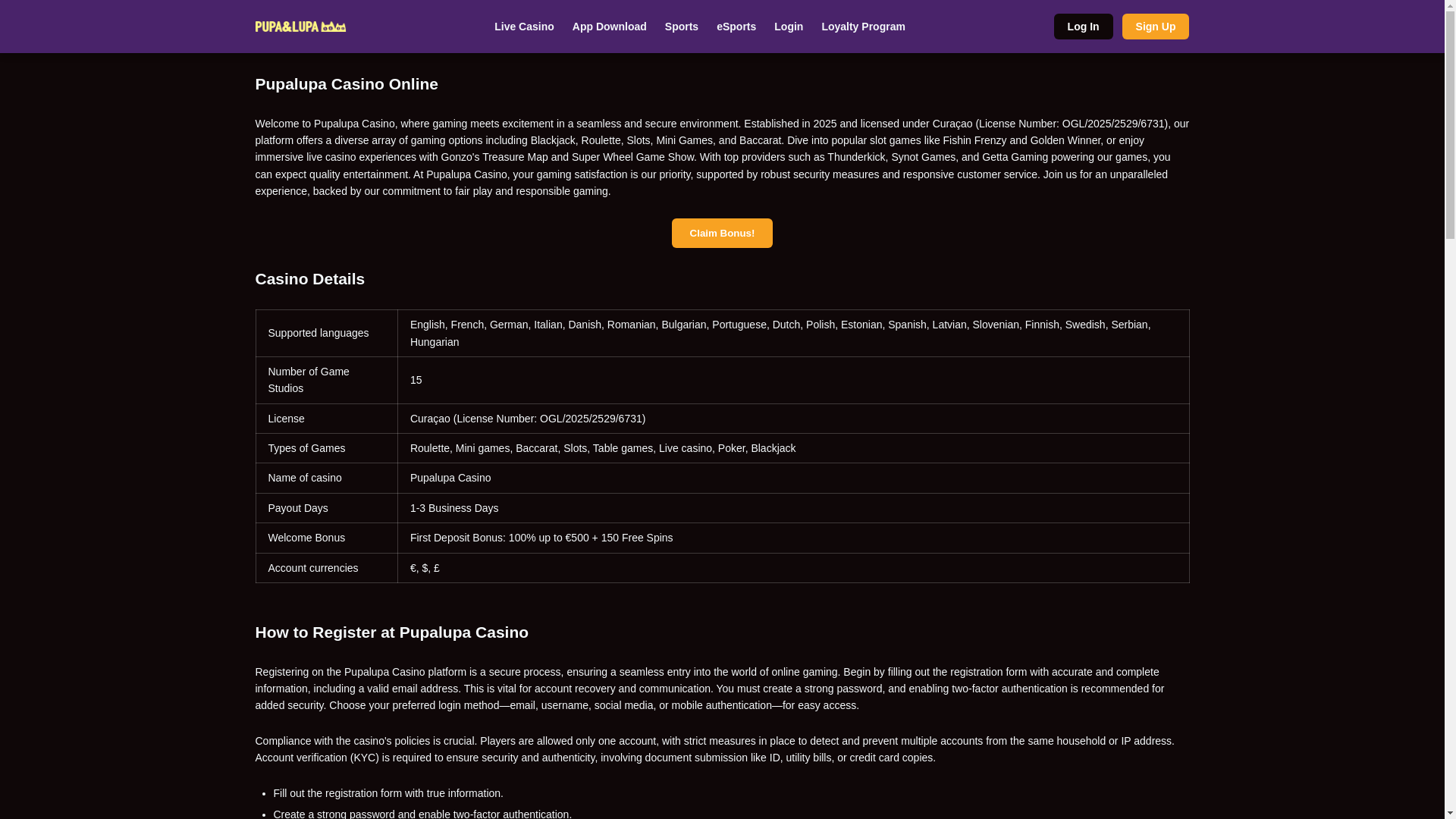 website screenshot of https://pupa-lupa-net.pages.dev/