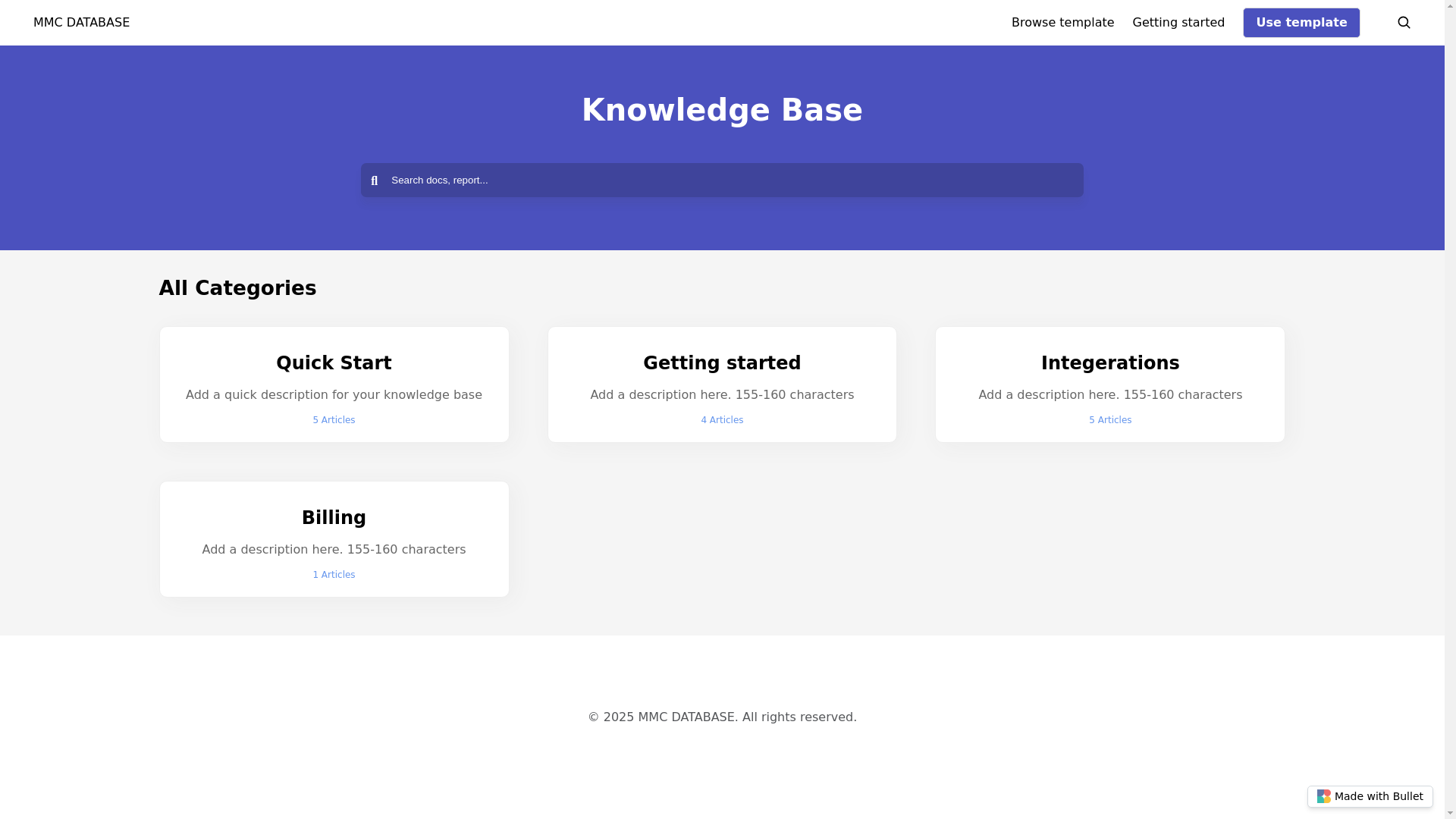 website screenshot of https://mmc-database-bullet.pages.dev/
