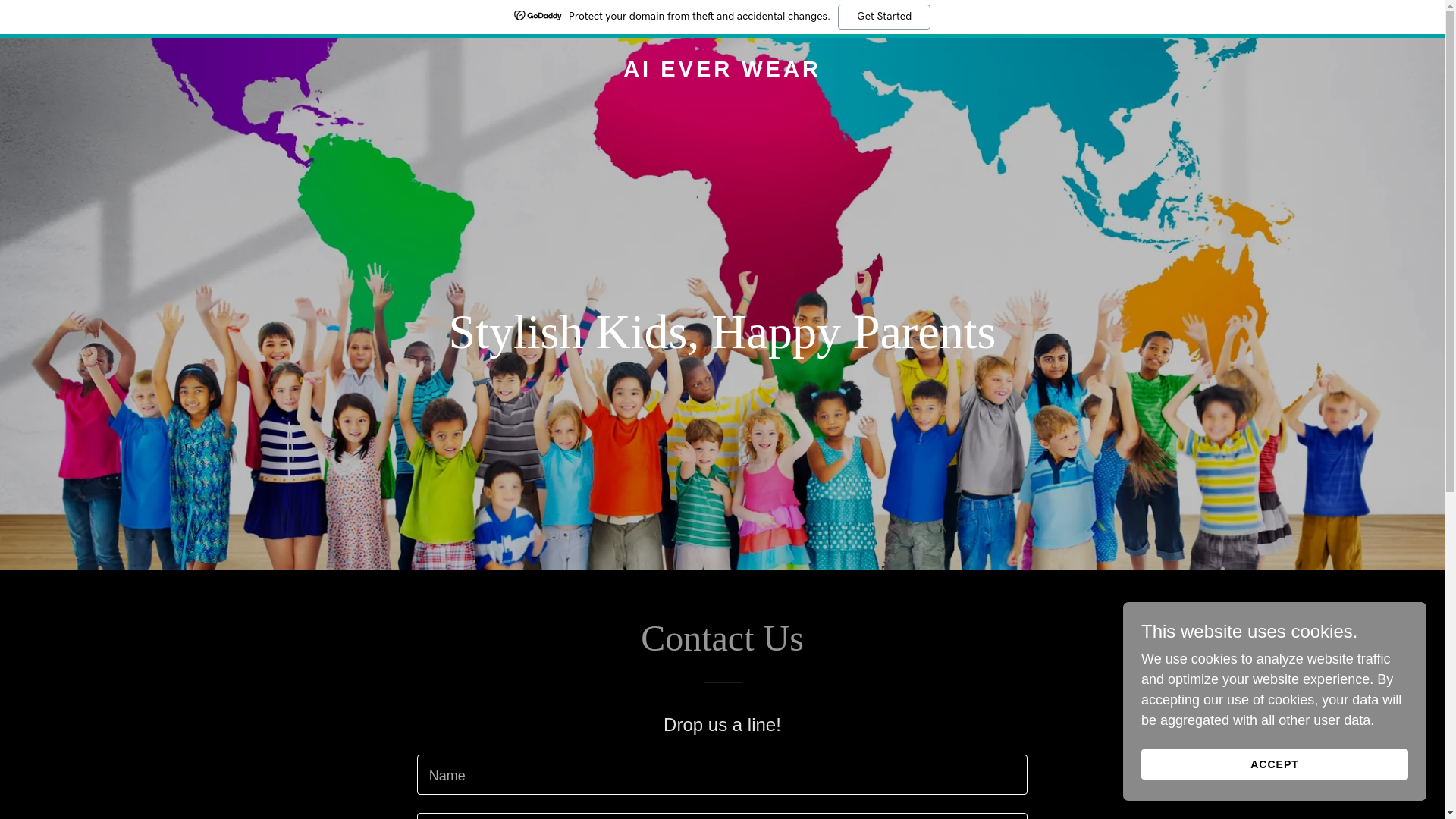 website screenshot of https://aieverwear.com/