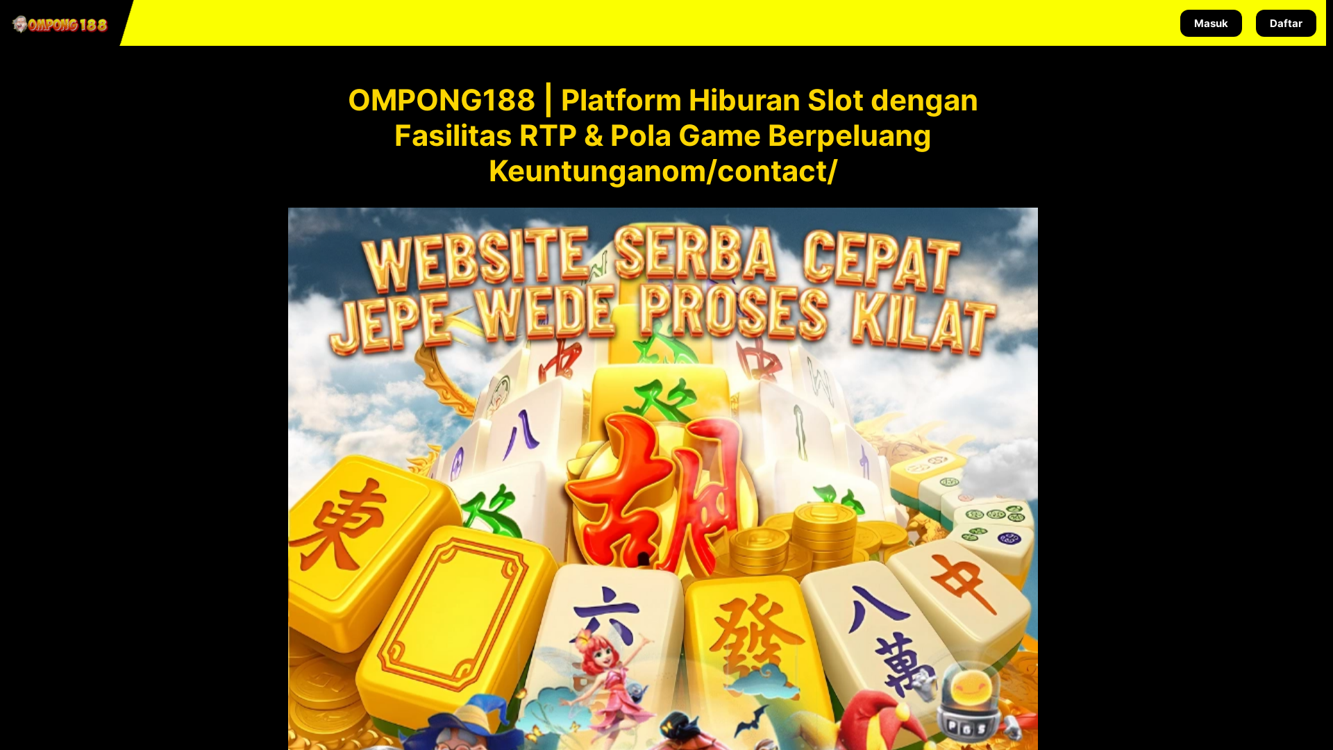 website screenshot of https://mahagepeng.pages.dev/