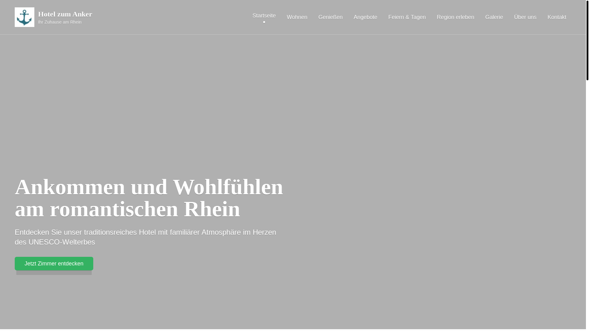 website screenshot of https://zum-anker-spay.de/