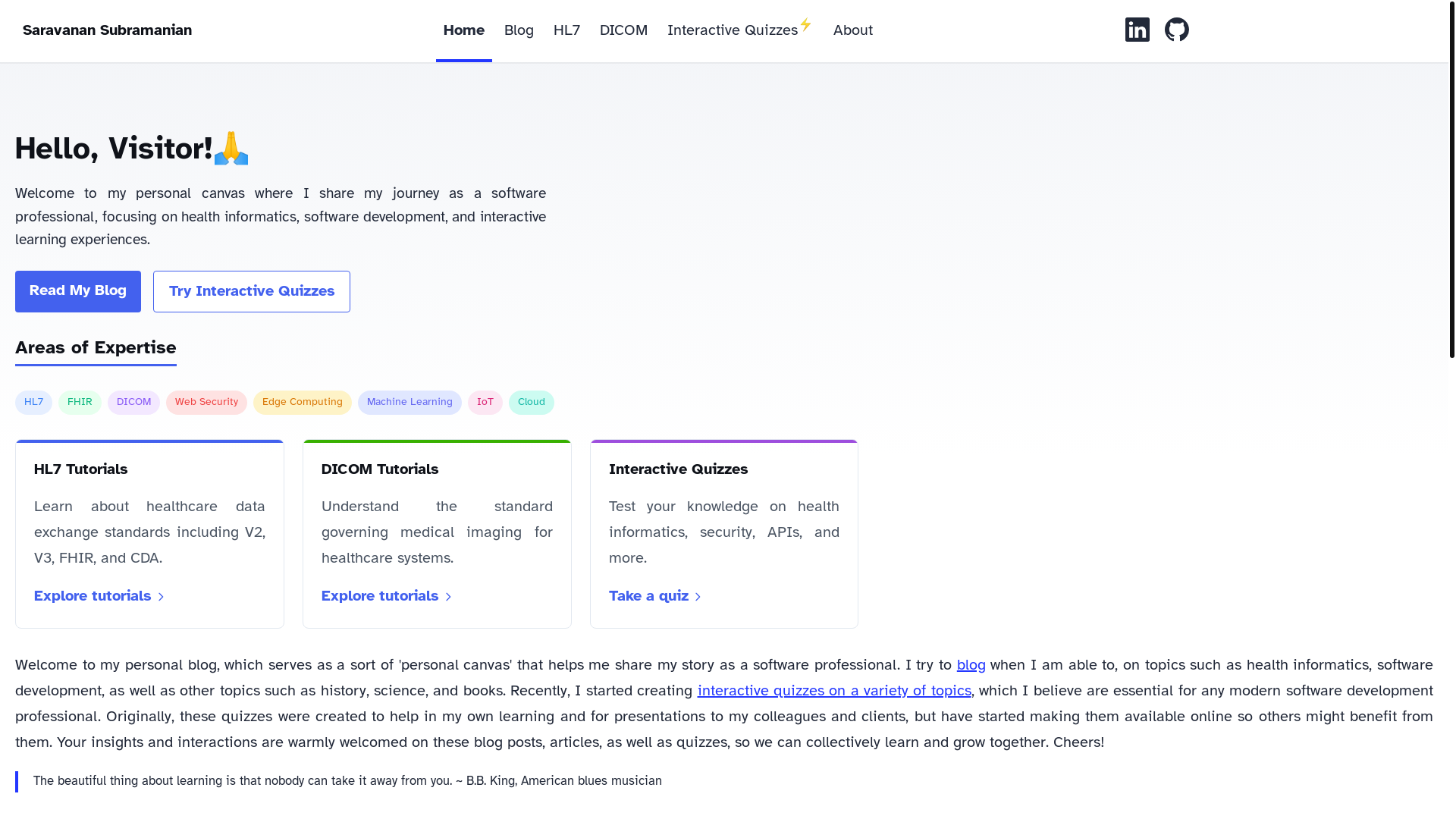 website screenshot of https://saravanan-astro-blog.pages.dev/
