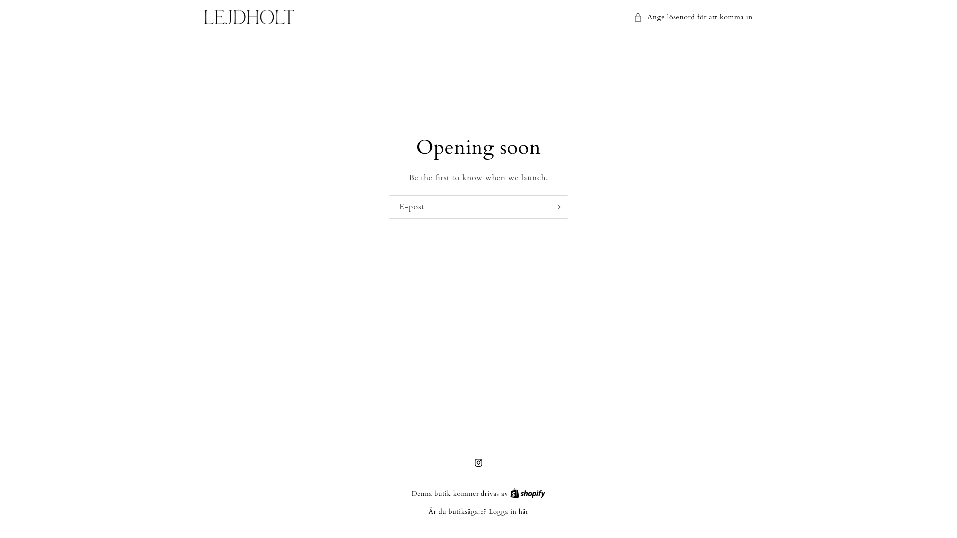 website screenshot of https://lejdholtatelier.com/