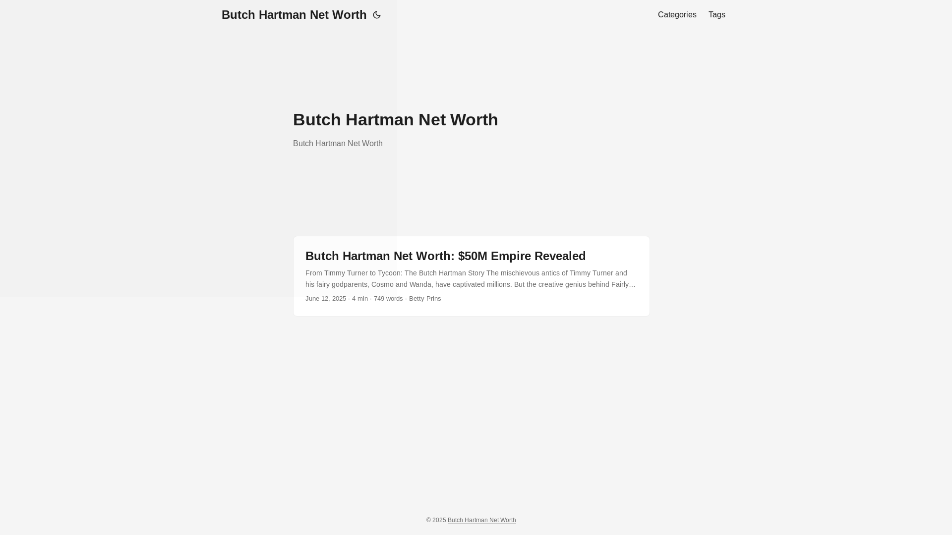 website screenshot of https://butch-hartman-net-worth20250701.pages.dev/