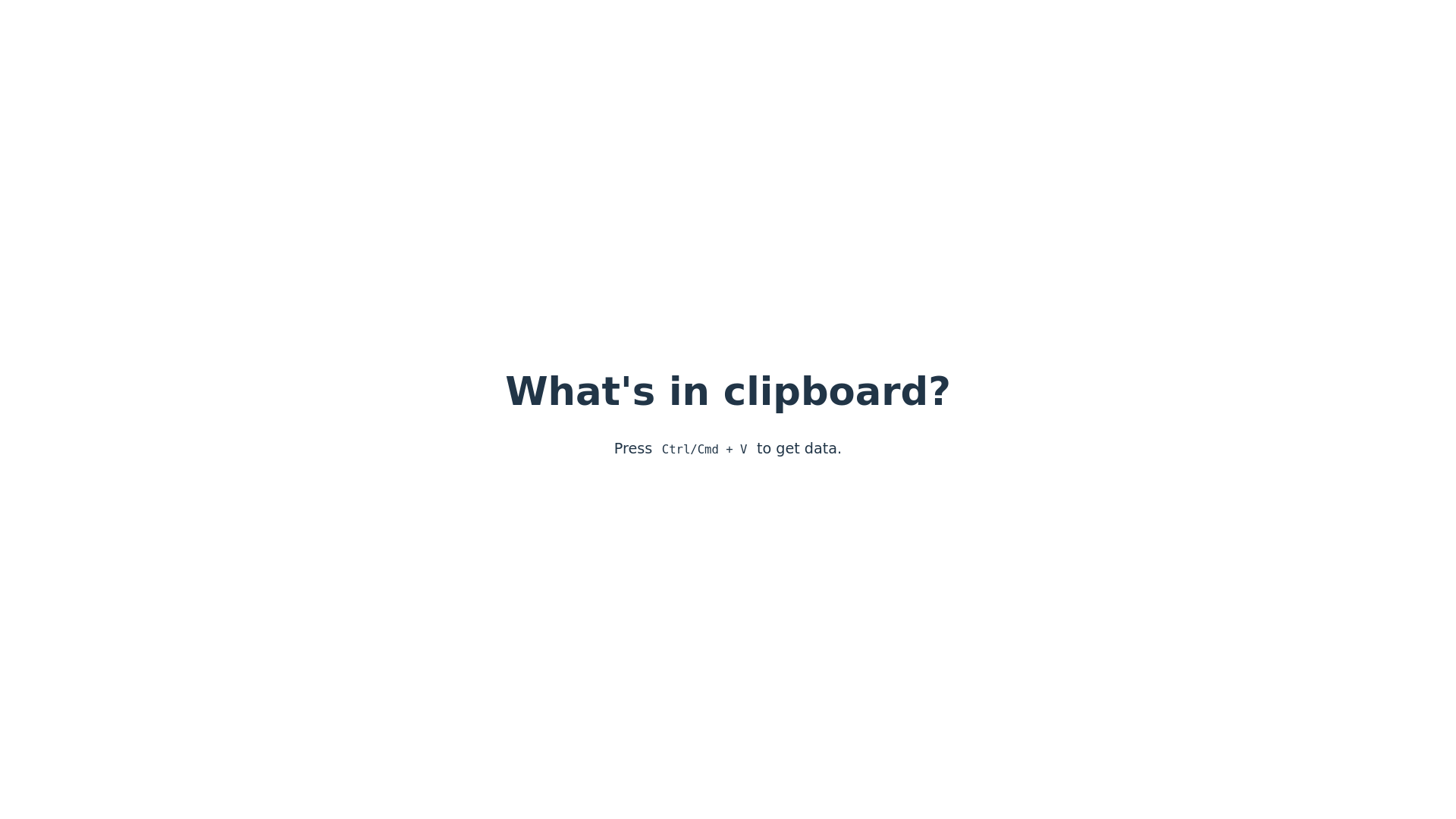 website screenshot of https://whats-in-clipboard.pages.dev/