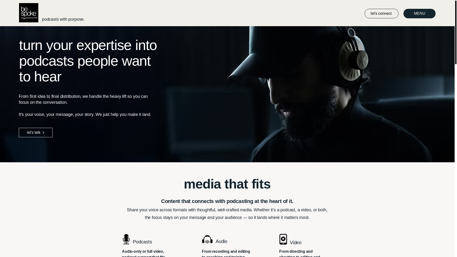 website screenshot of https://amitcreative.ca/