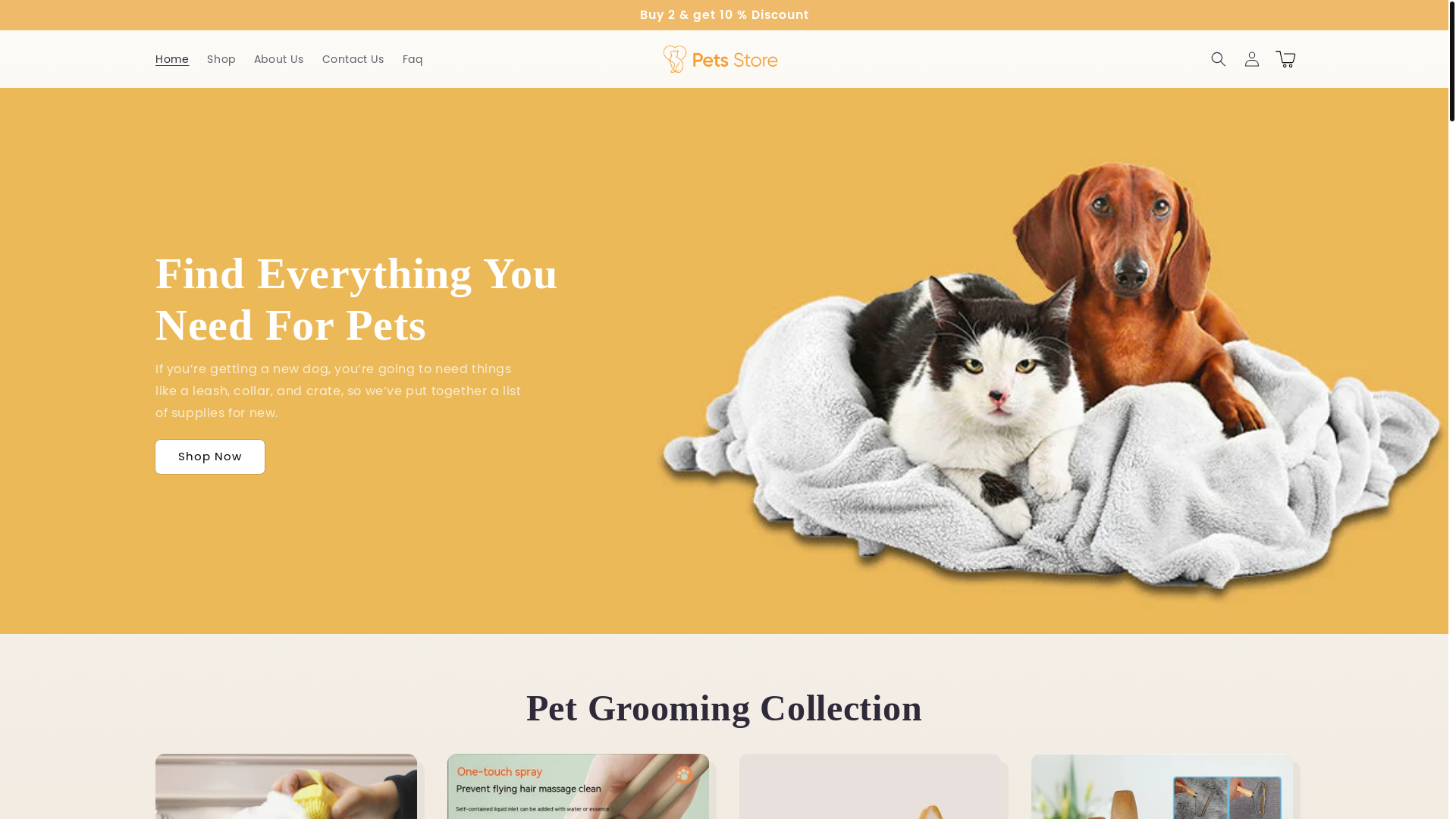 website screenshot of https://brendaspetcare.com/