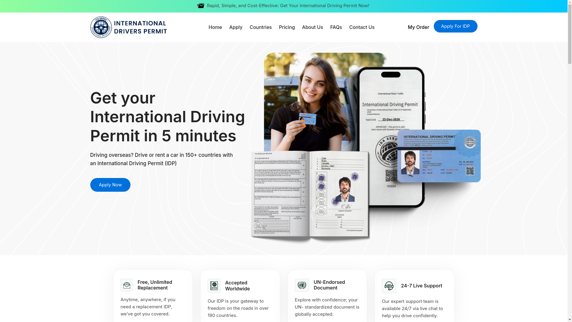 website screenshot of https://itaoffice.org/